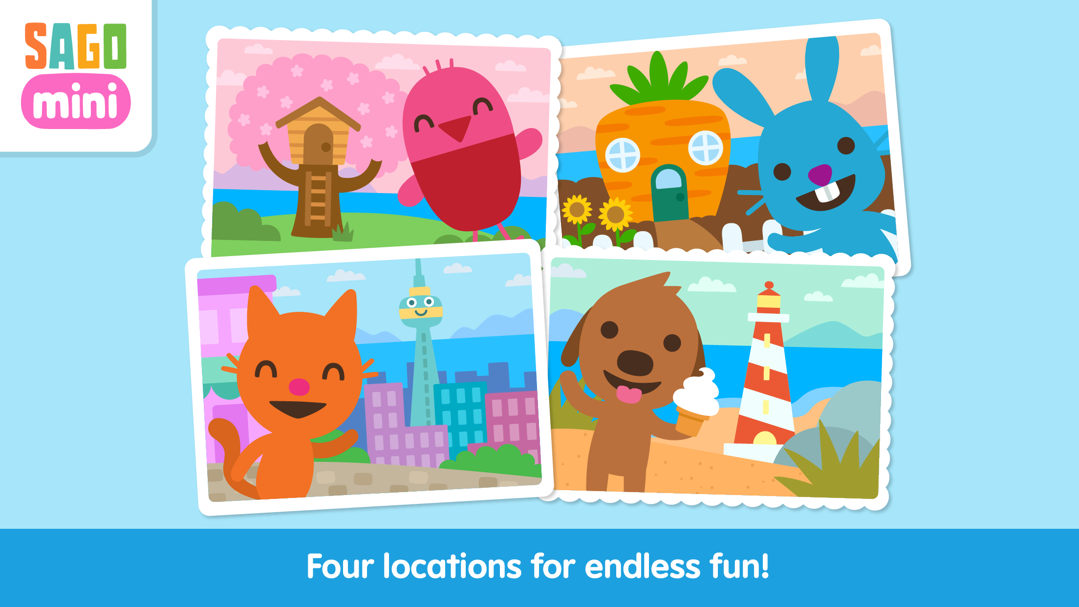 اسکرین شات 5 برنامه Sago Mini Town Builder