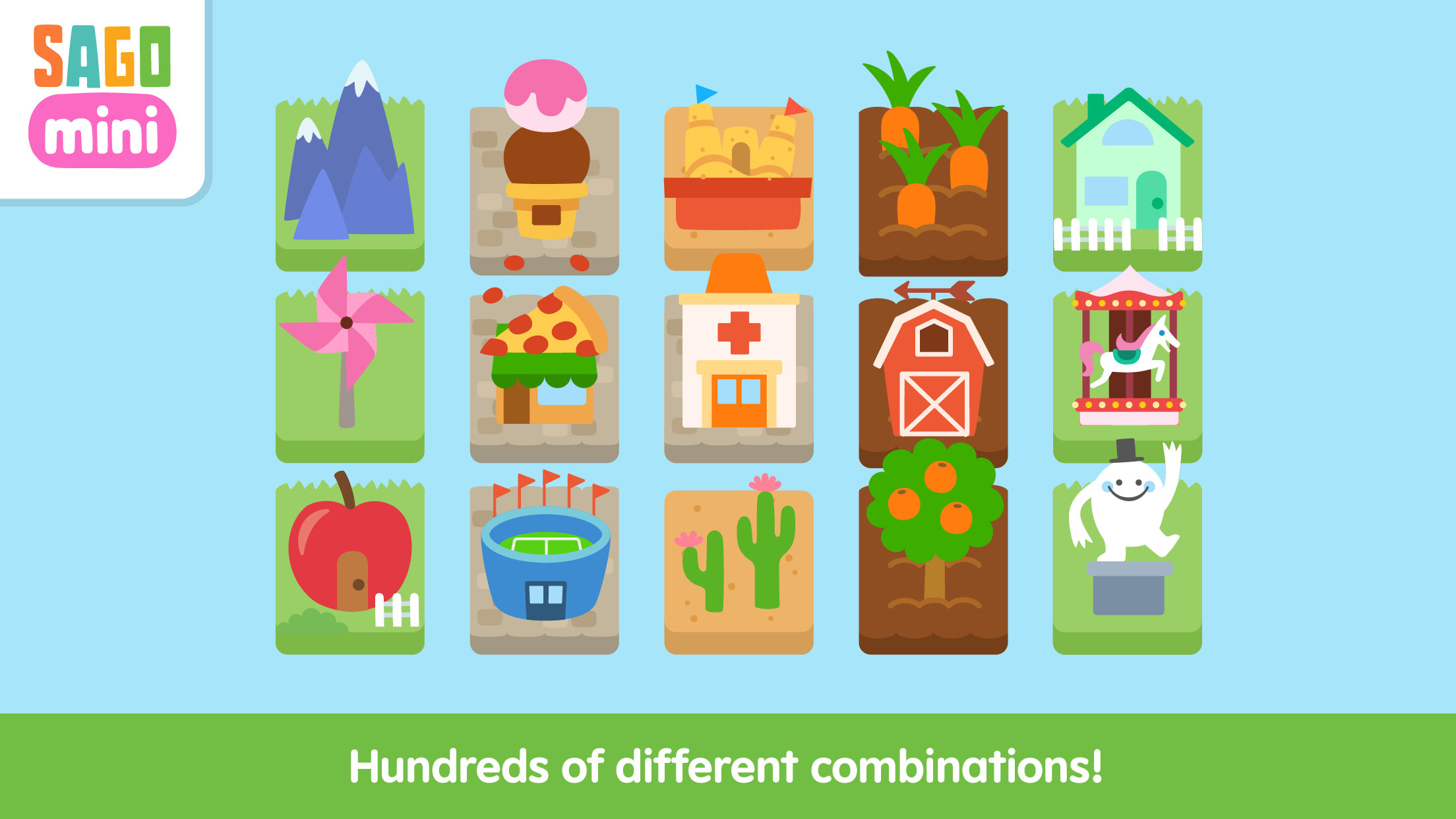 اسکرین شات 3 برنامه Sago Mini Town Builder