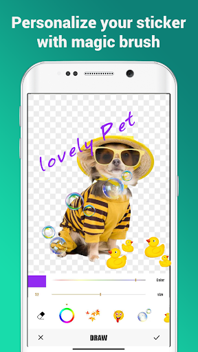 اسکرین شات 5 برنامه Sticker Maker - animated stickers for Whatsapp