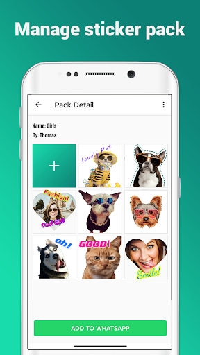 اسکرین شات 6 برنامه Sticker Maker - animated stickers for Whatsapp