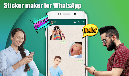 اسکرین شات 1 برنامه Sticker Maker - animated stickers for Whatsapp
