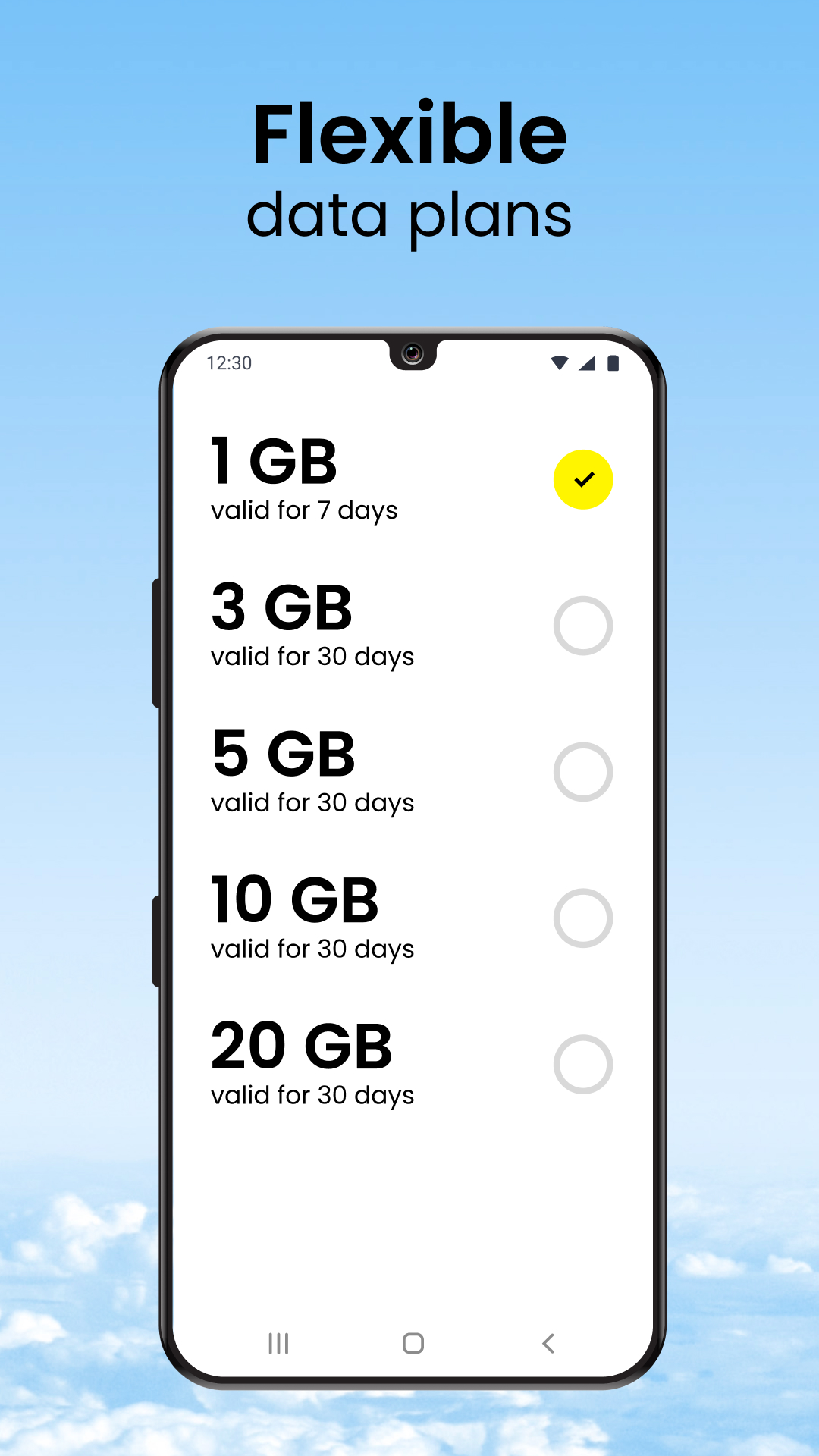 اسکرین شات 6 برنامه Saily: An eSIM travel app