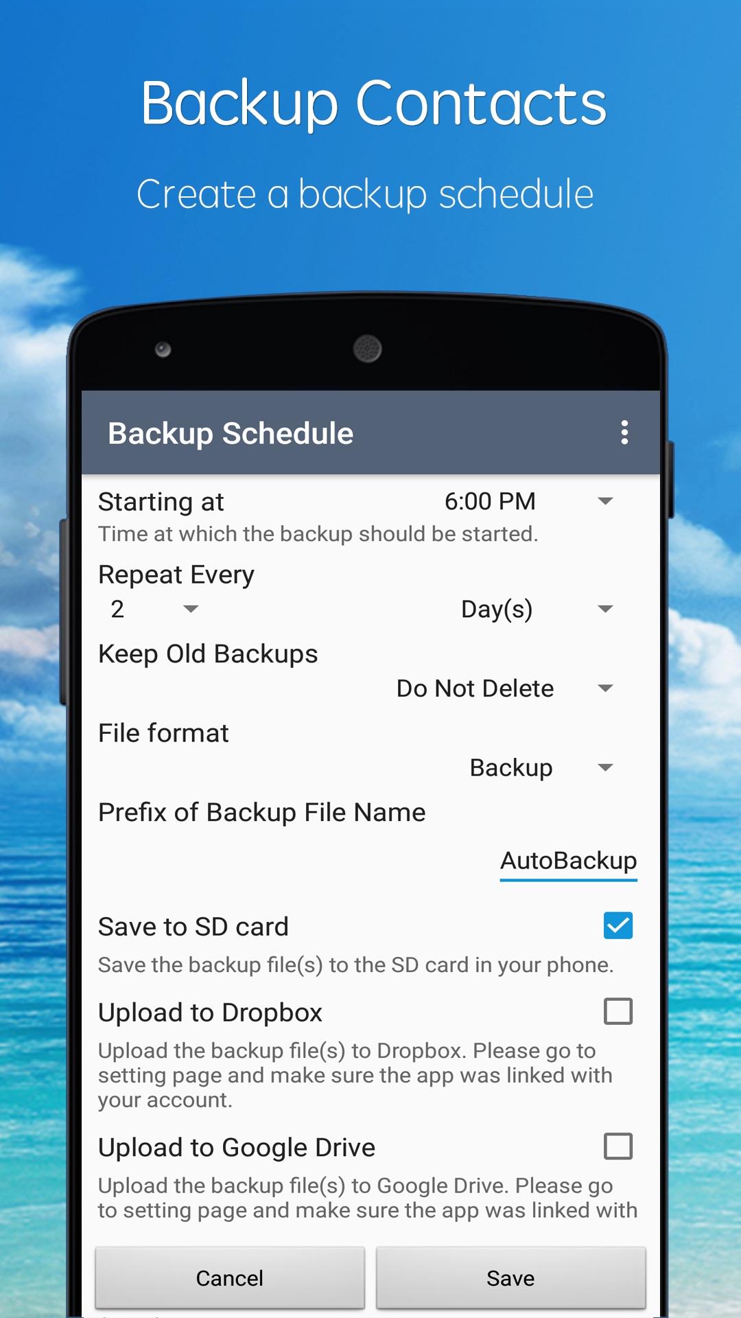 اسکرین شات 3 برنامه SA Contacts Lite