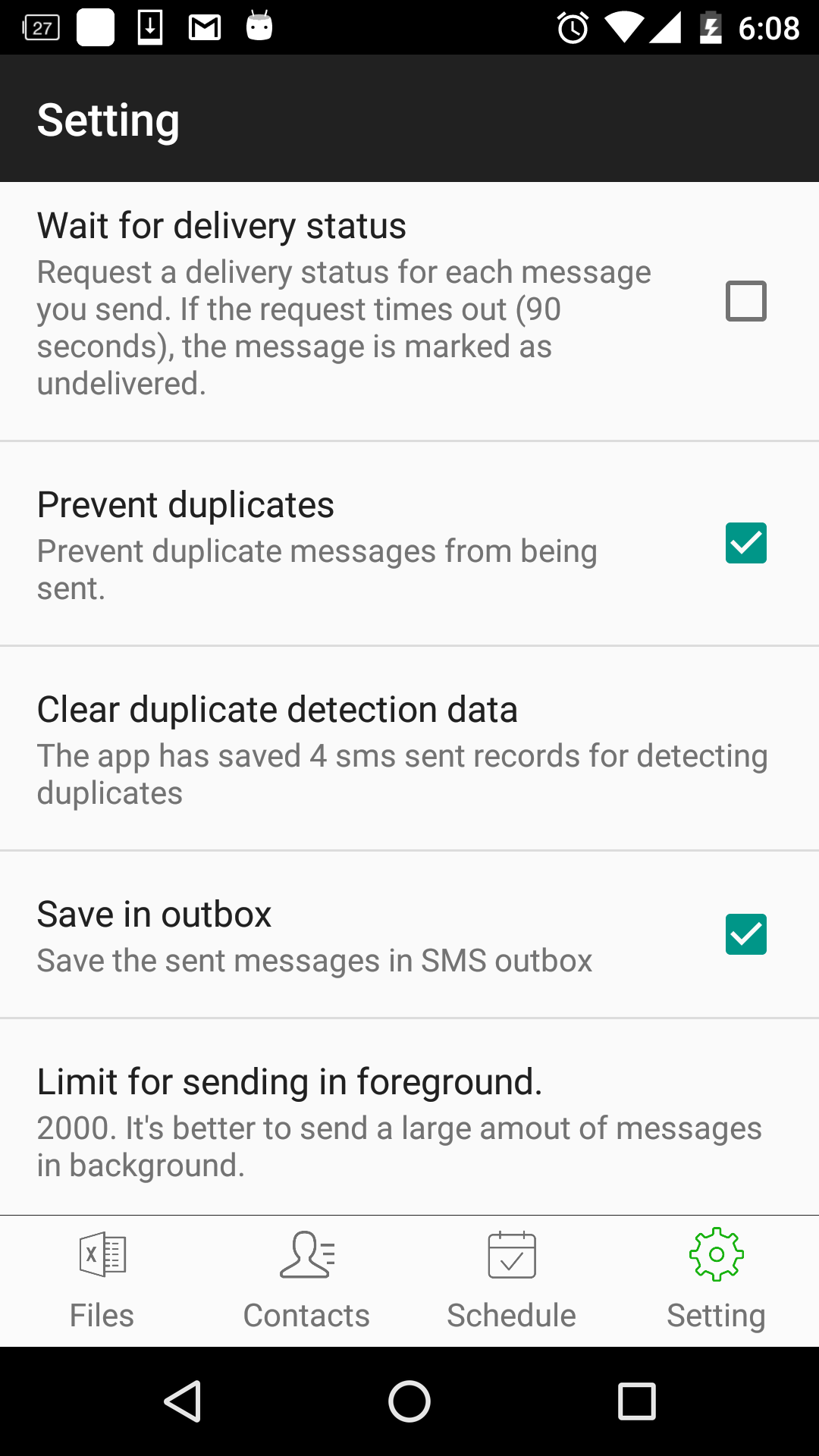 اسکرین شات 5 برنامه SA Group Text Lite