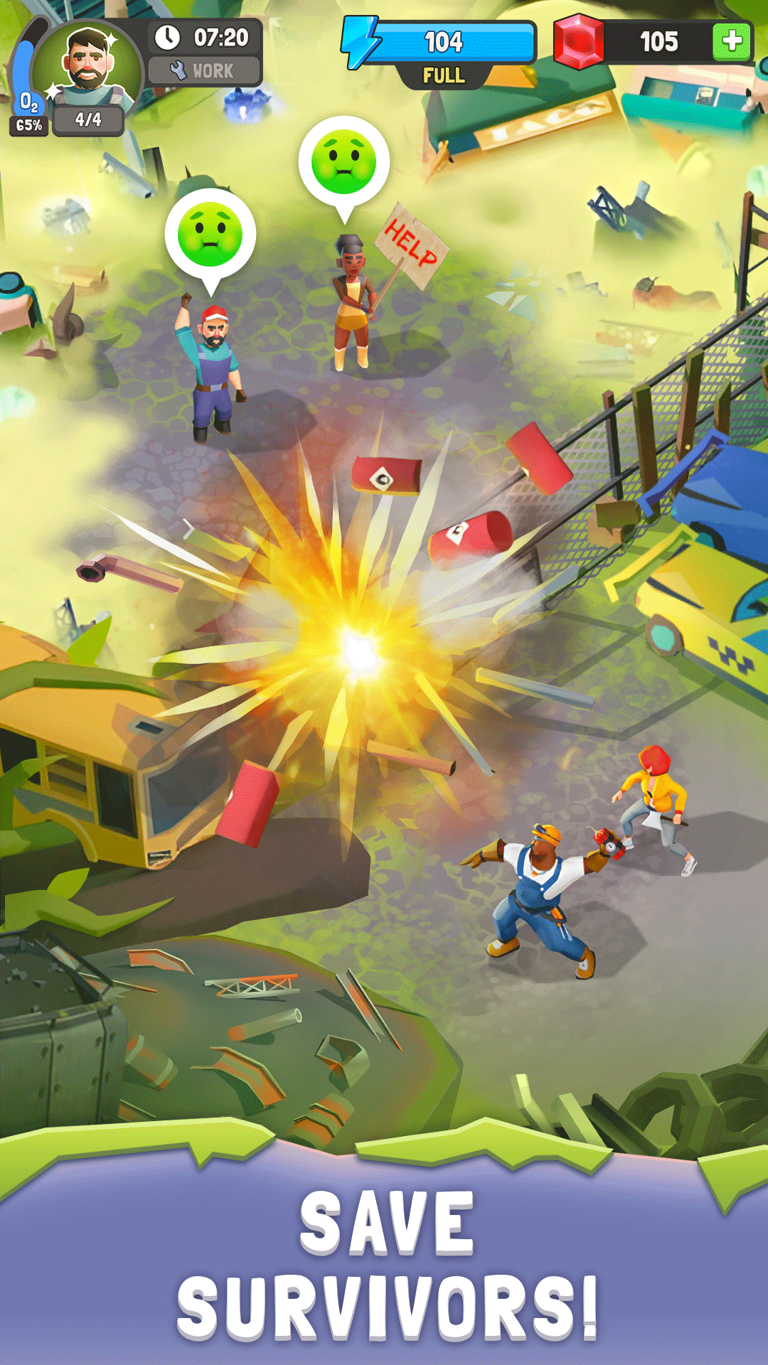 اسکرین شات 3 بازی Train of Hope: Survival Game