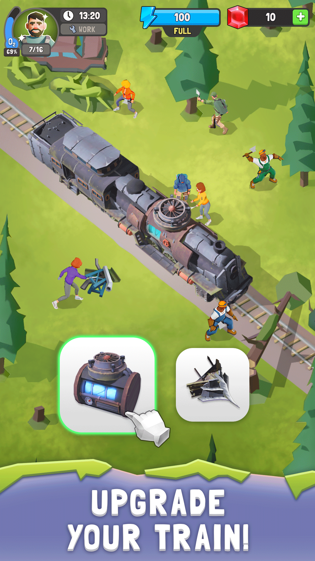 اسکرین شات 2 بازی Train of Hope: Survival Game