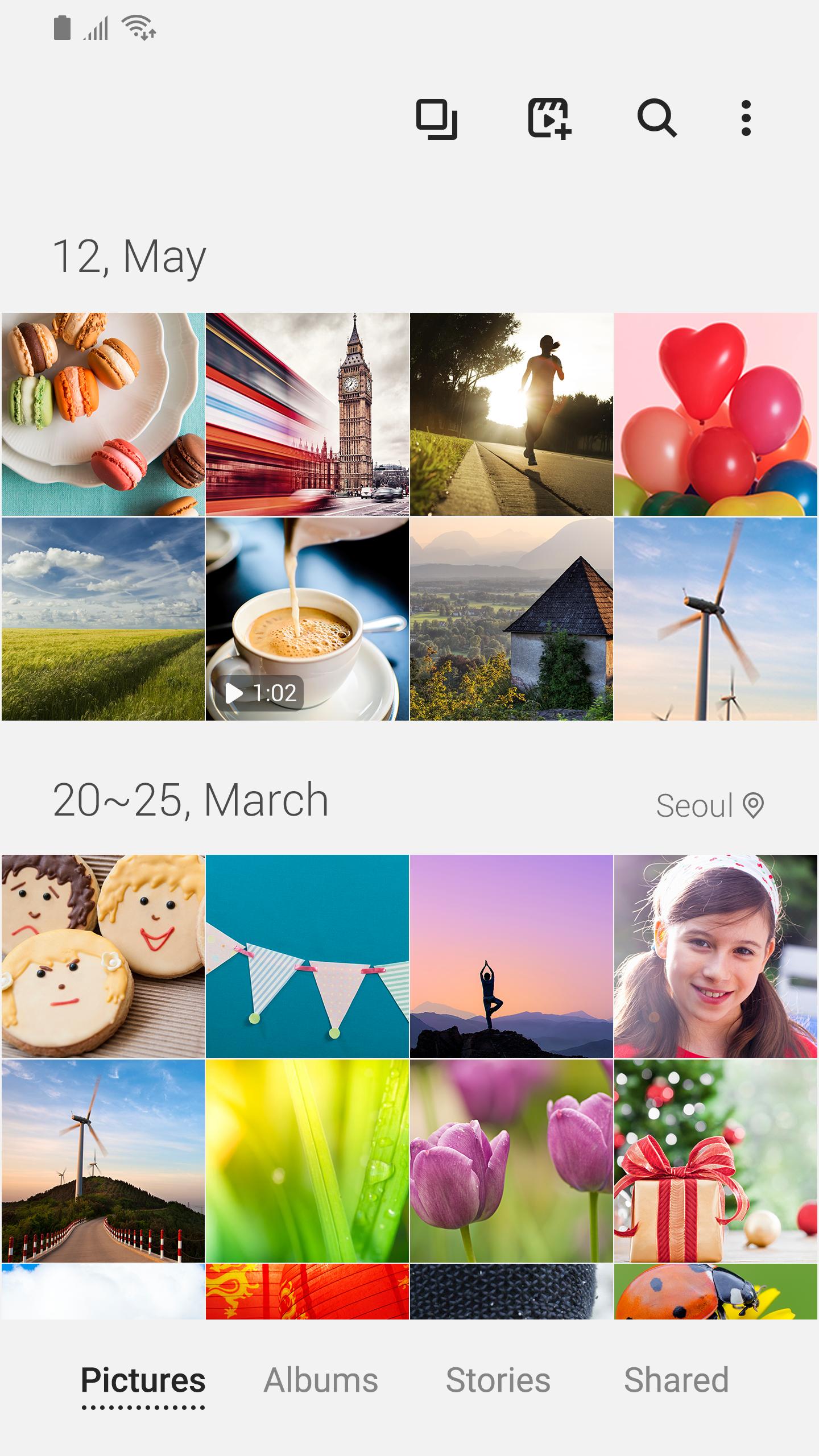 اسکرین شات 1 برنامه Gallery for Samsung