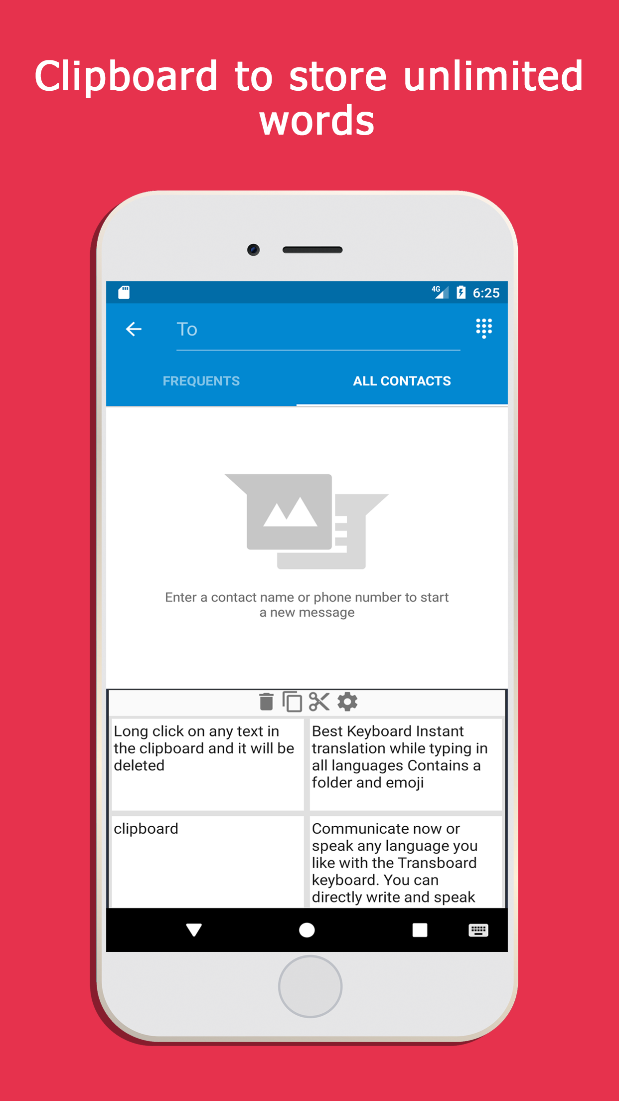 اسکرین شات 6 برنامه Transboard- Keyboard Translate