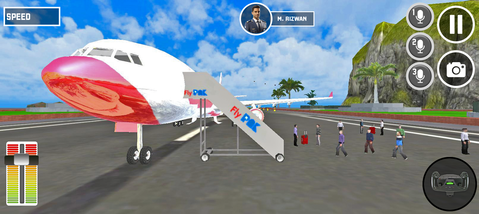 اسکرین شات 3 بازی Airplane Game Flight Simulator