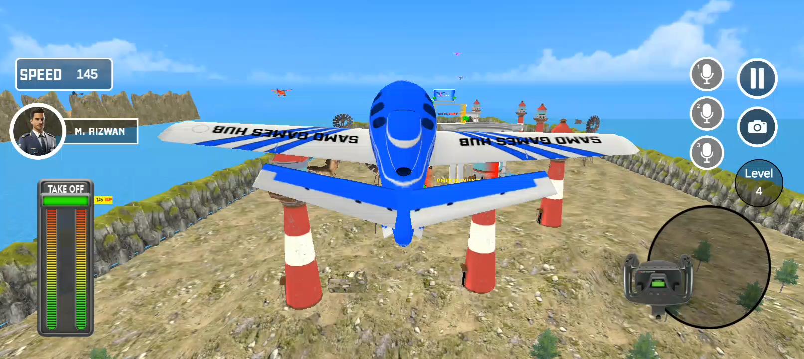 اسکرین شات 4 بازی Airplane Game Flight Simulator