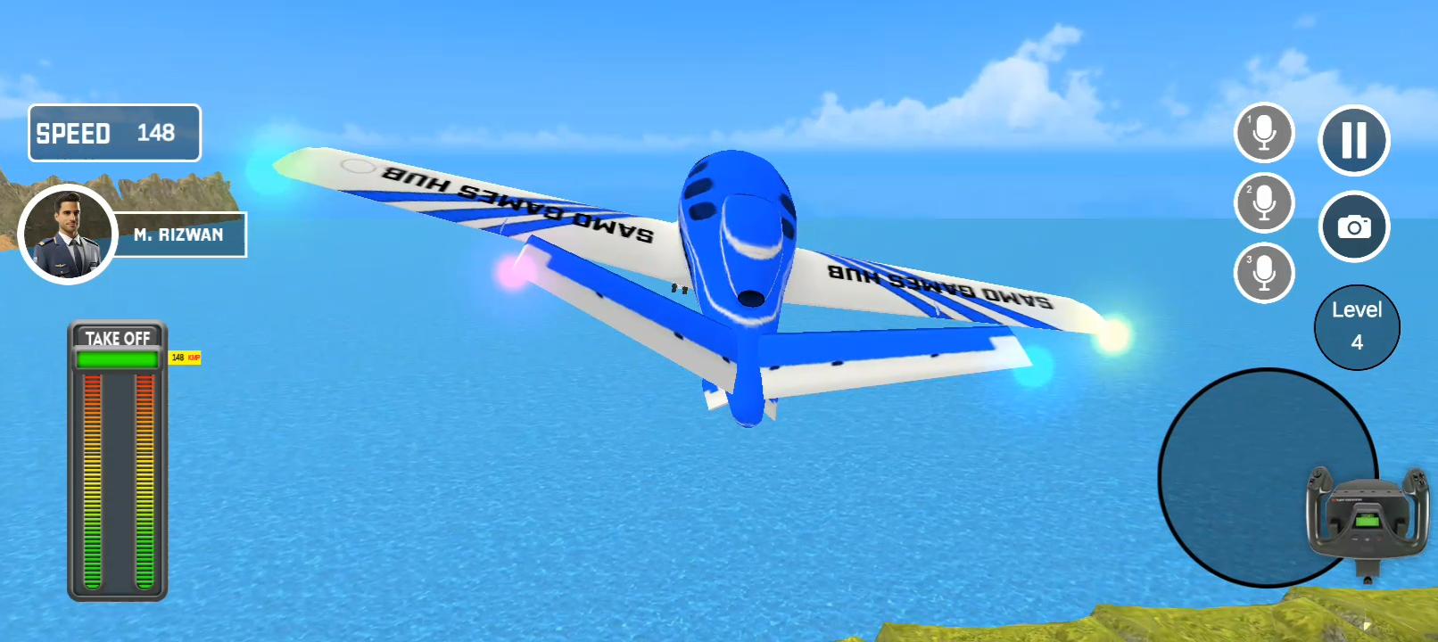 اسکرین شات 2 بازی Airplane Game Flight Simulator
