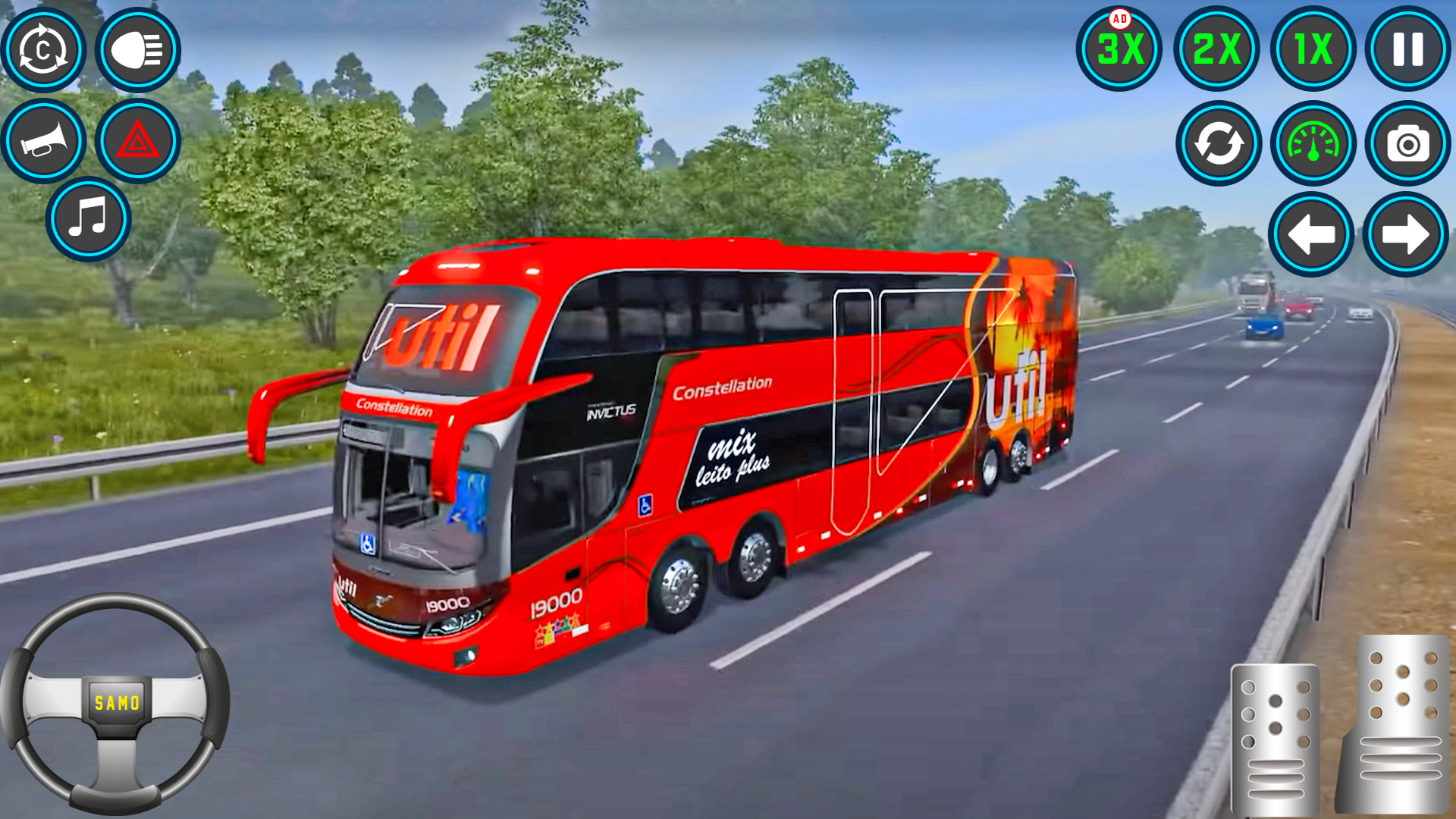 اسکرین شات 2 بازی Euro Bus Driving Bus Game 3D