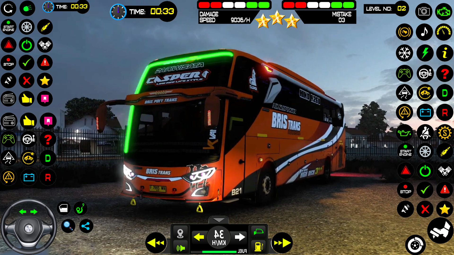 اسکرین شات 2 بازی Euro Bus Driving Bus Game 3D