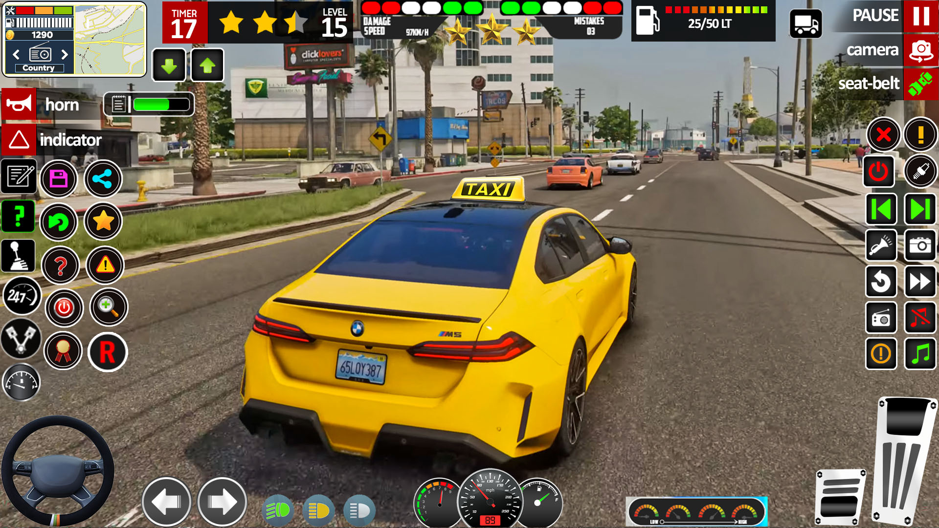اسکرین شات 5 بازی US Prado Car Taxi Simulator 3D