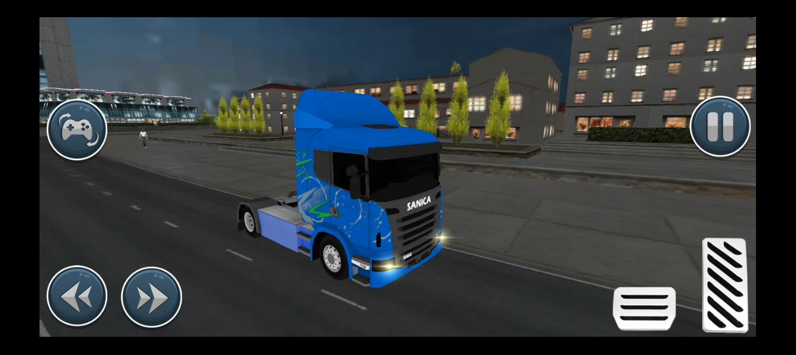 اسکرین شات 3 بازی US City Truck Driving Games 3D