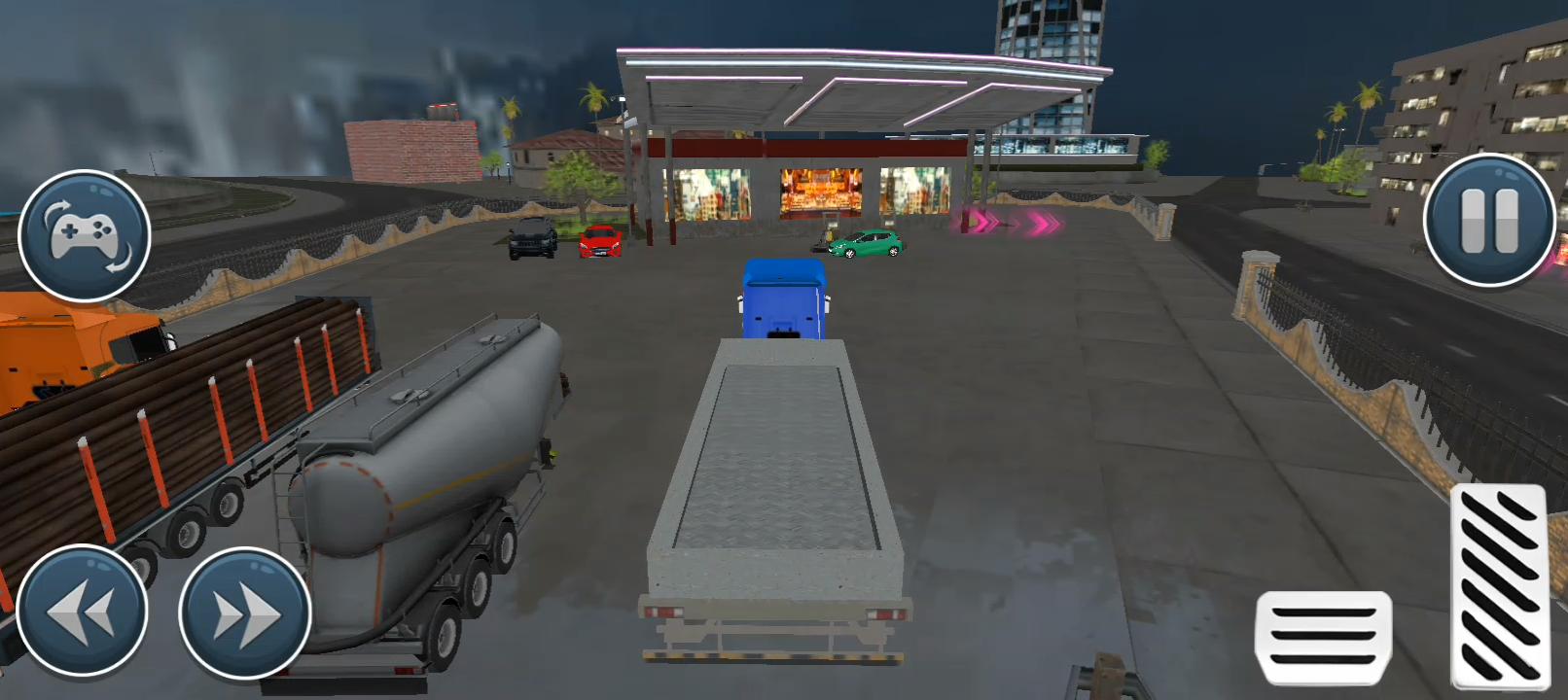 اسکرین شات 5 بازی US City Truck Driving Games 3D