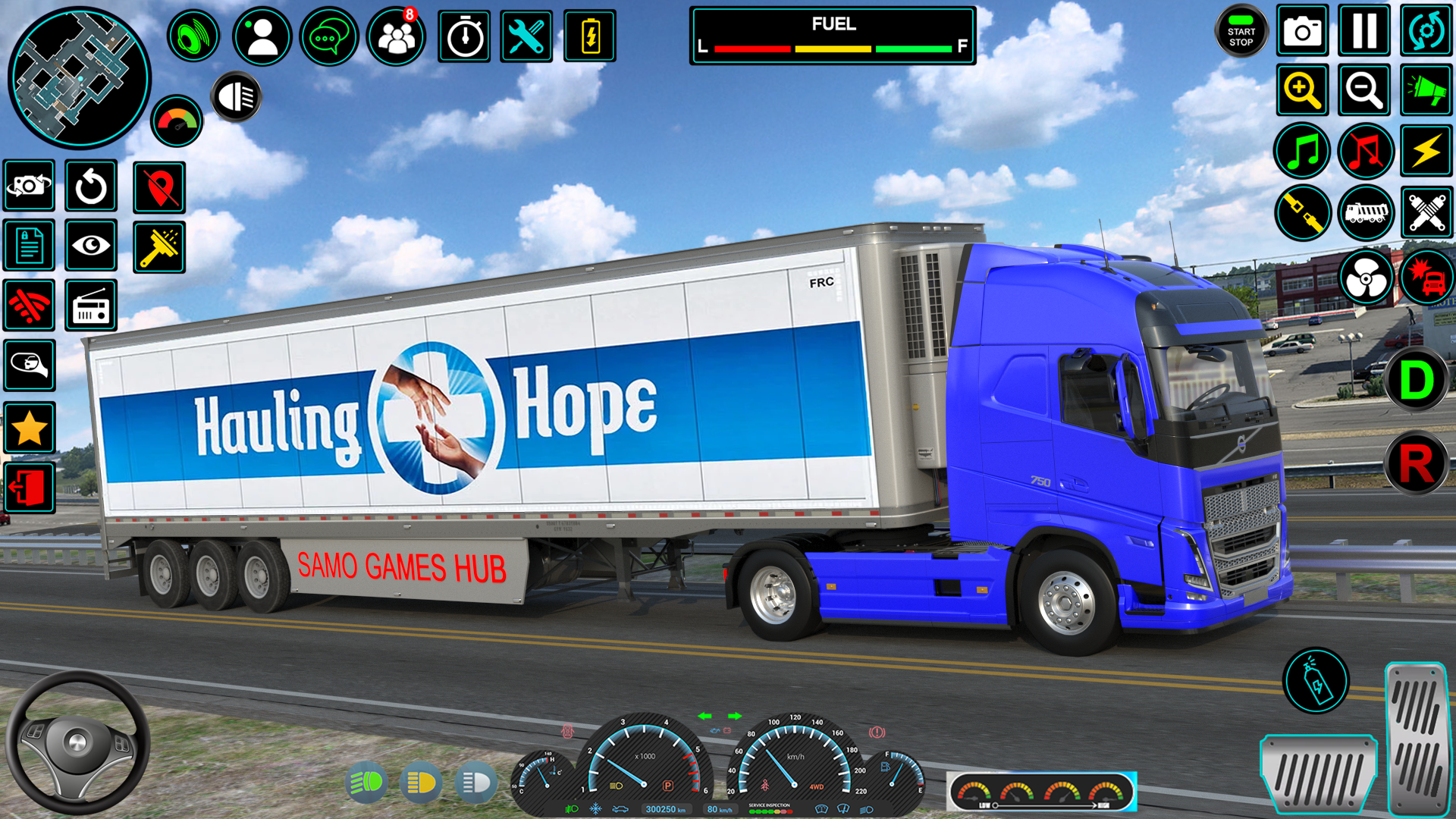 اسکرین شات 4 بازی US City Truck Driving Games 3D