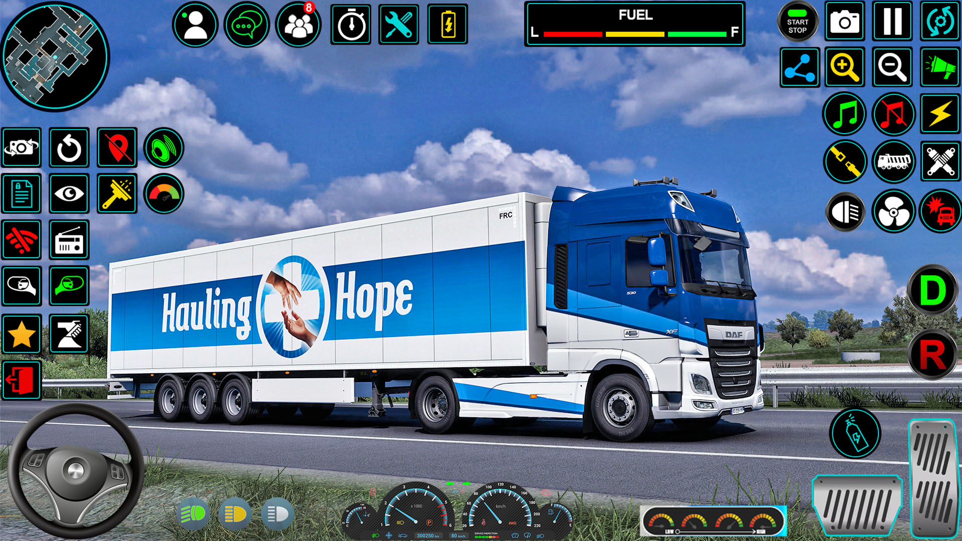 اسکرین شات 5 بازی US City Truck Driving Games 3D