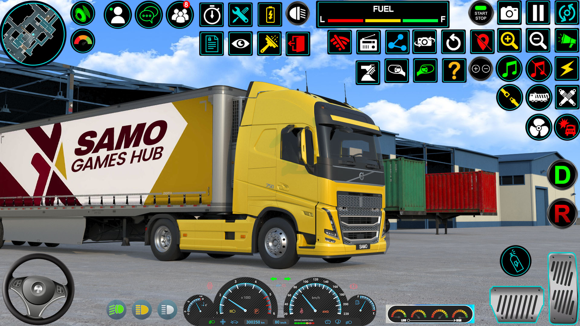 اسکرین شات 6 بازی US City Truck Driving Games 3D