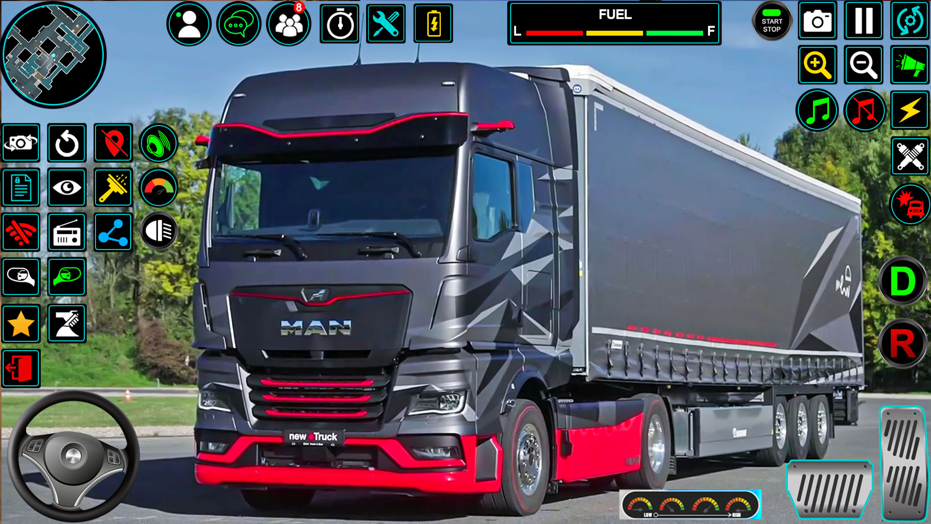 دانلود بازی Us City Truck Driving Games 3d برای اندروید مایکت