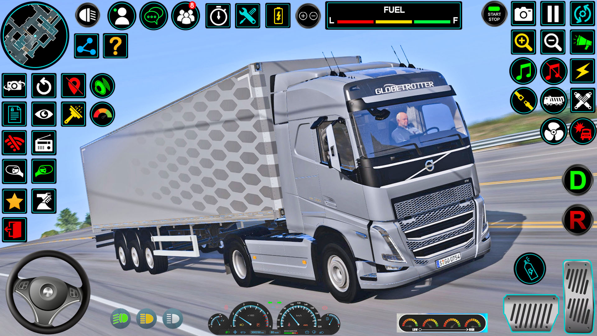 اسکرین شات 1 بازی US City Truck Driving Games 3D