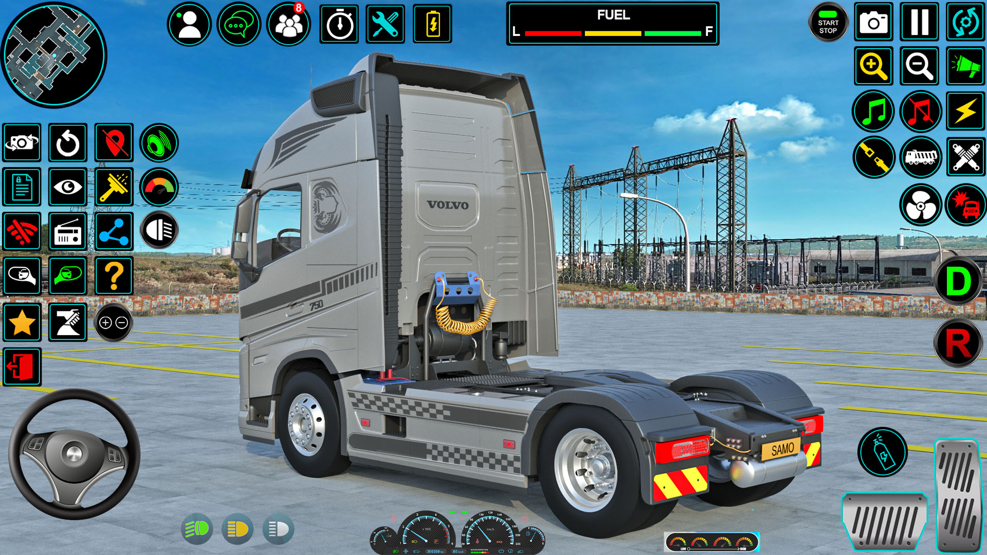 اسکرین شات 2 بازی US City Truck Driving Games 3D