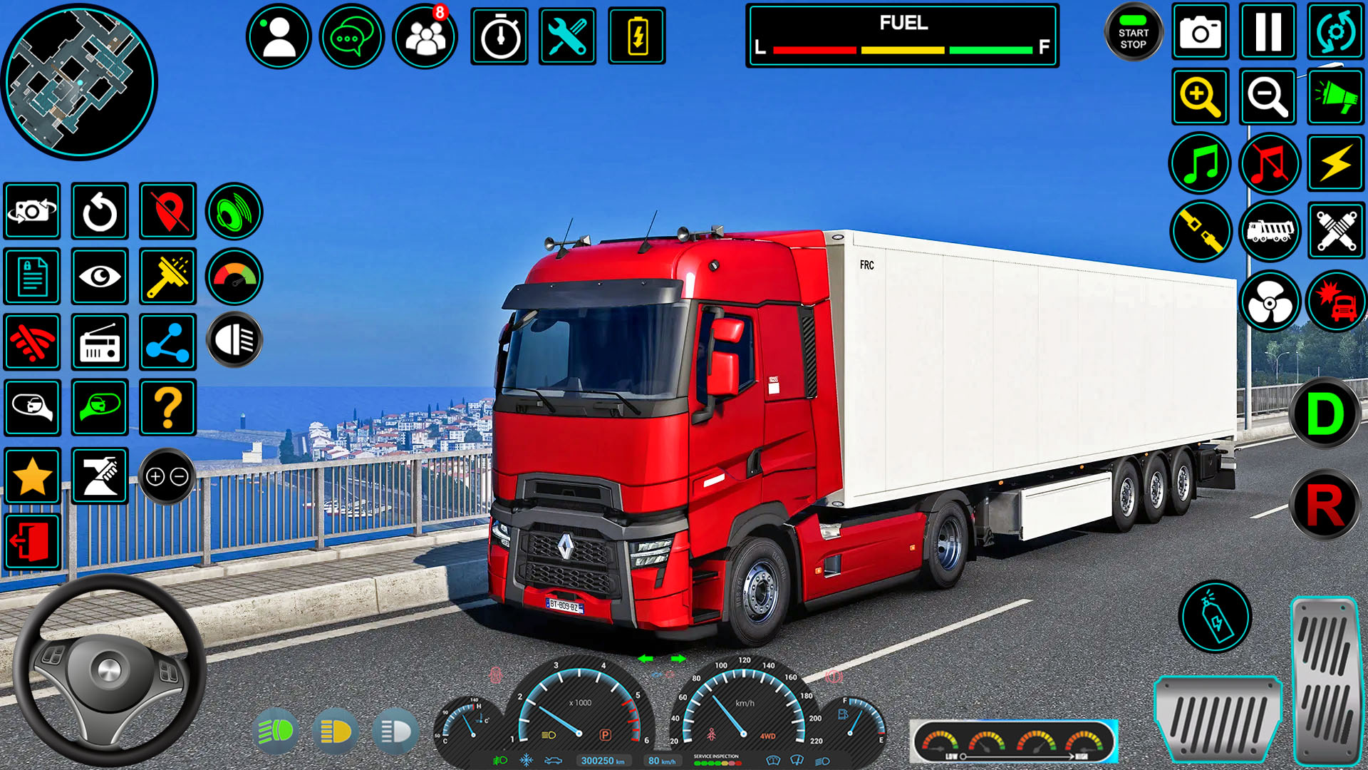 اسکرین شات 6 بازی US City Truck Driving Games 3D
