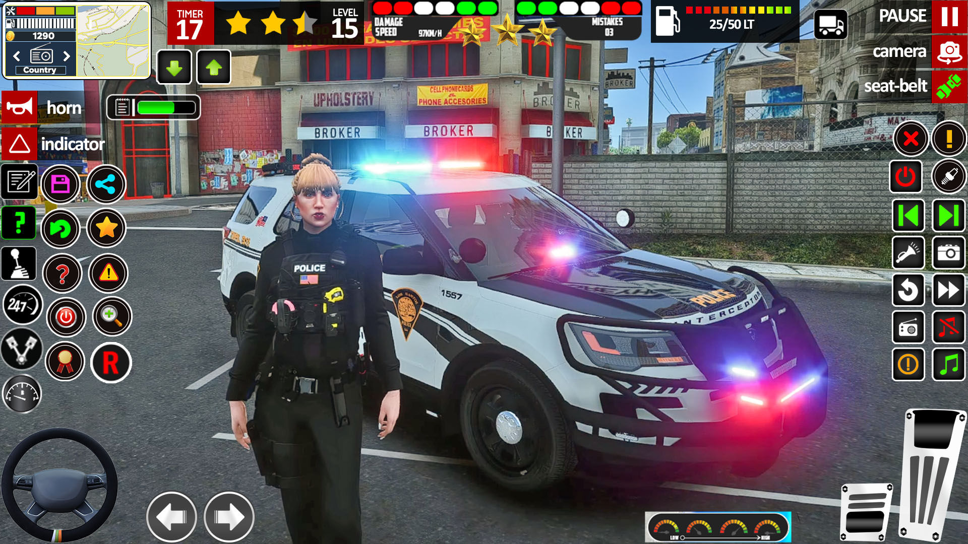 اسکرین شات 2 بازی US Police Prado Parking 3D