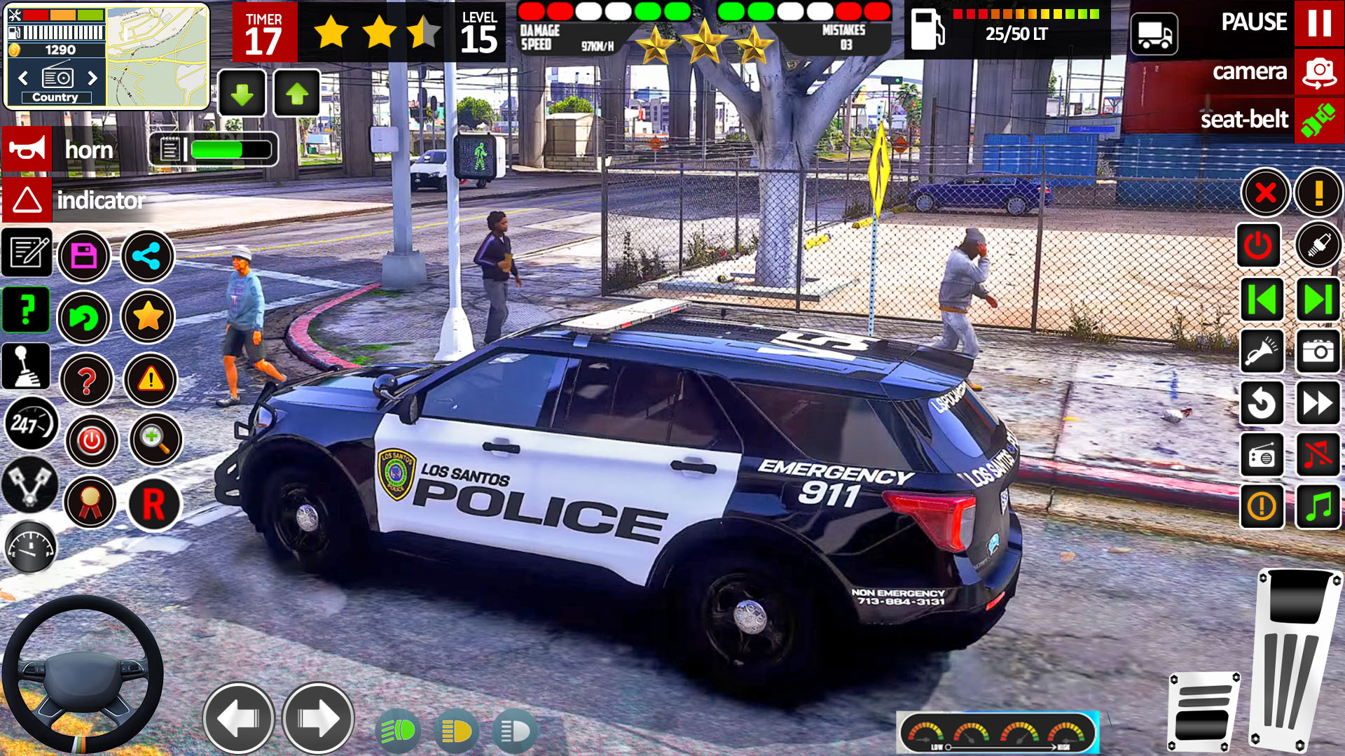 اسکرین شات 3 بازی US Police Prado Parking 3D