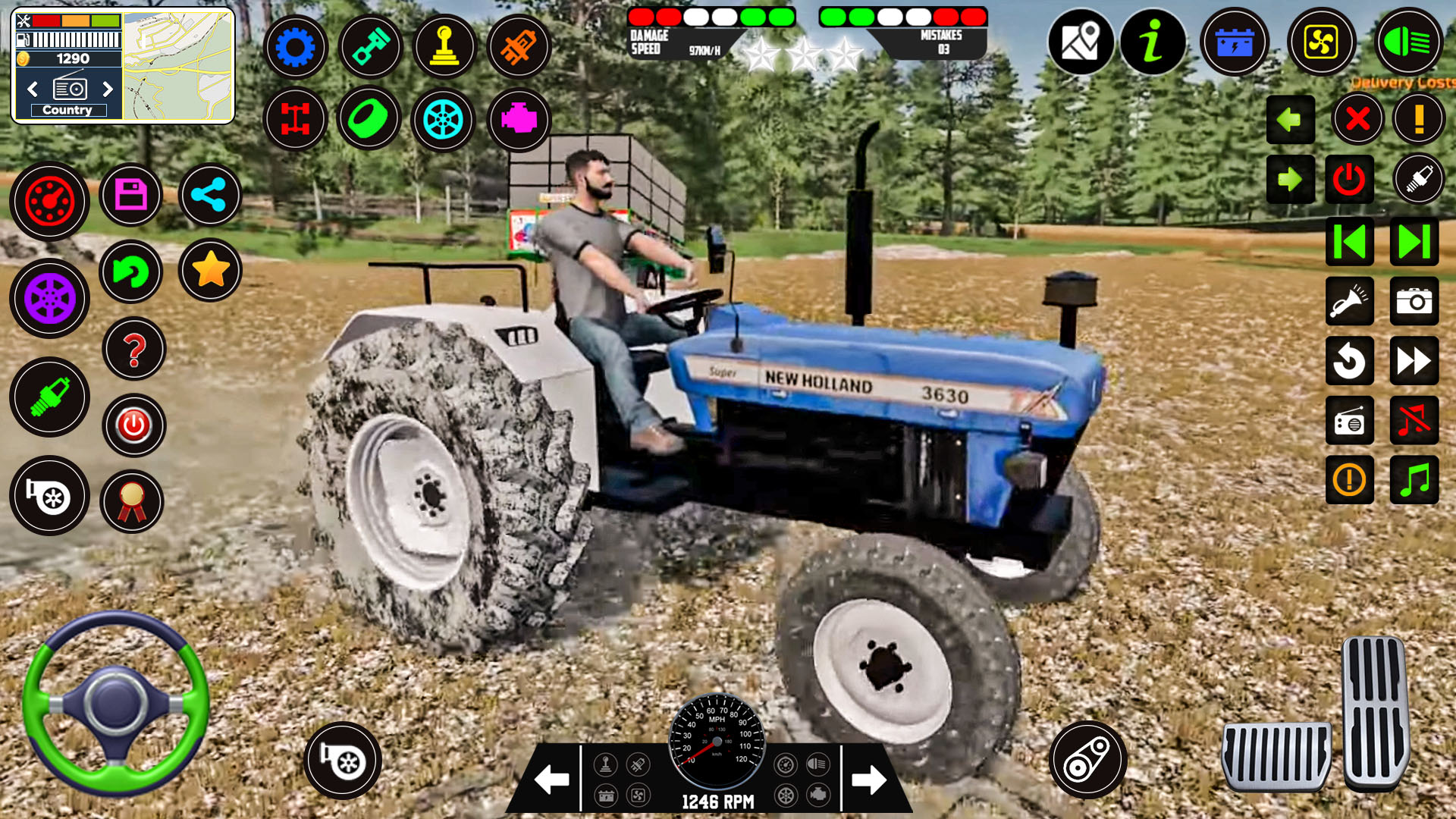 اسکرین شات 3 بازی US Tractor Games 3d