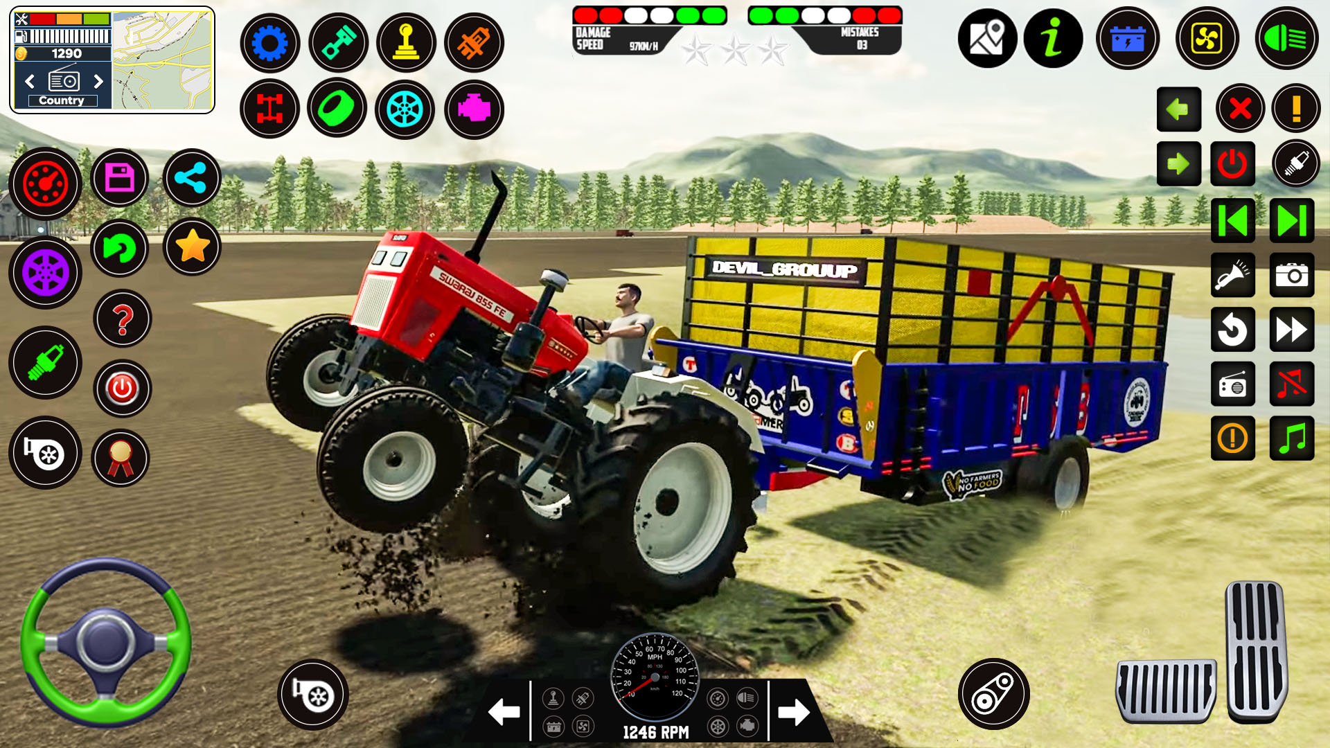 اسکرین شات 2 بازی US Tractor Games 3d