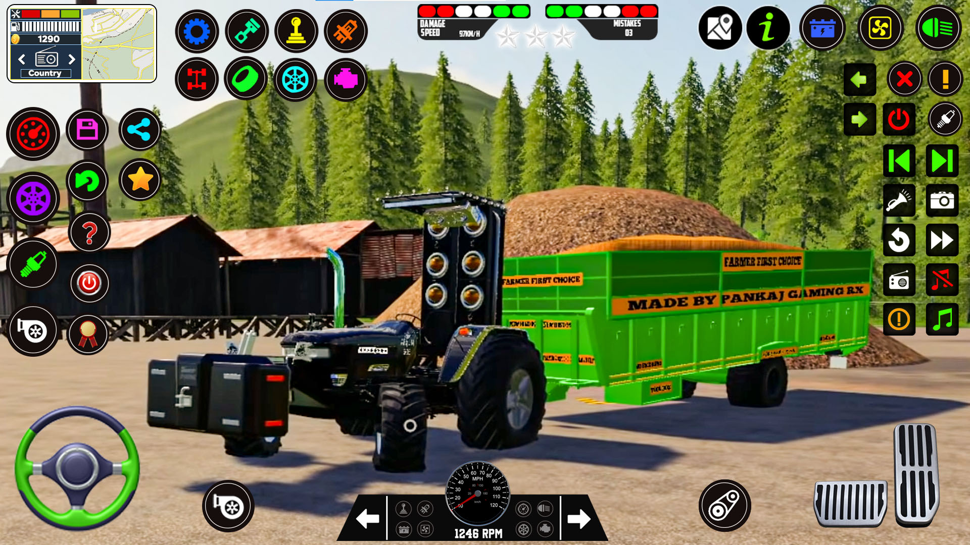 اسکرین شات 6 بازی US Tractor Games 3d