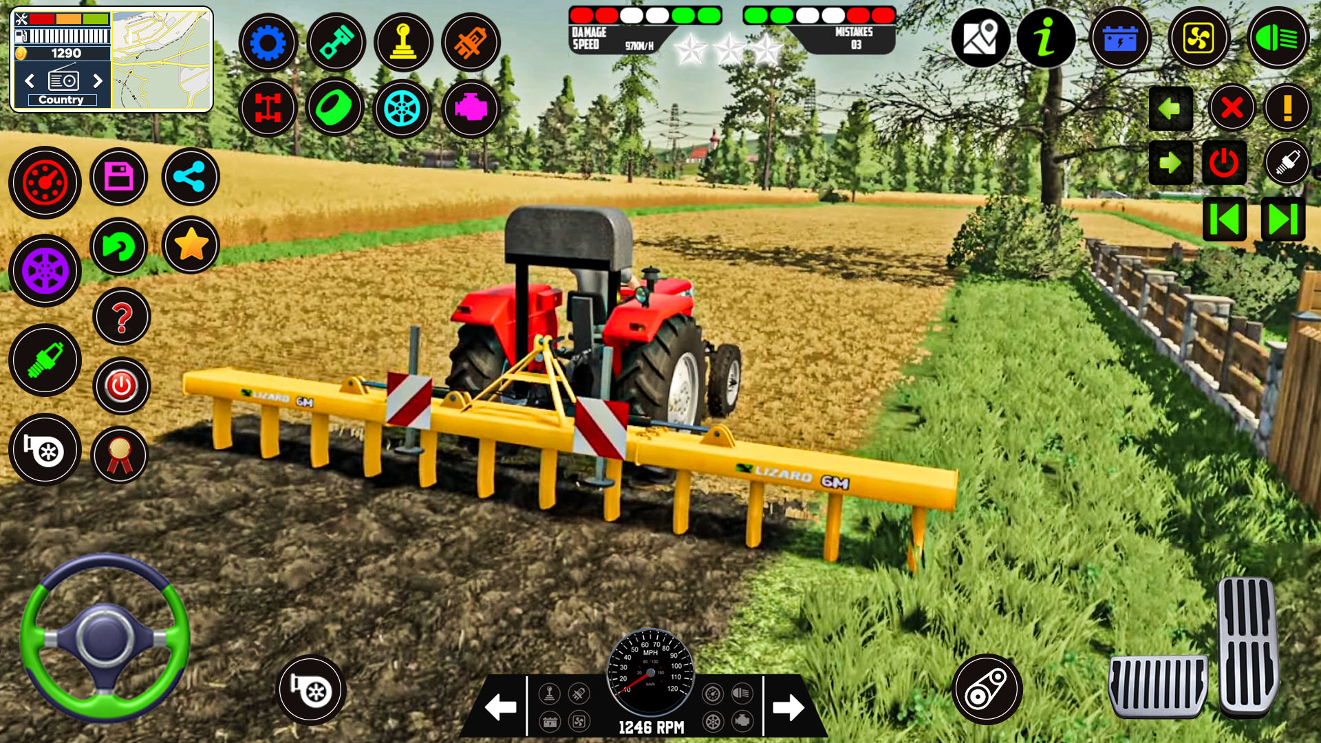 اسکرین شات 4 بازی US Tractor Games 3d