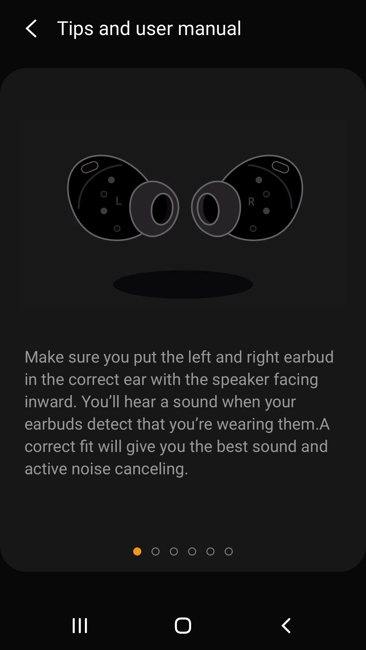 اسکرین شات 3 برنامه Galaxy Buds Pro Manager