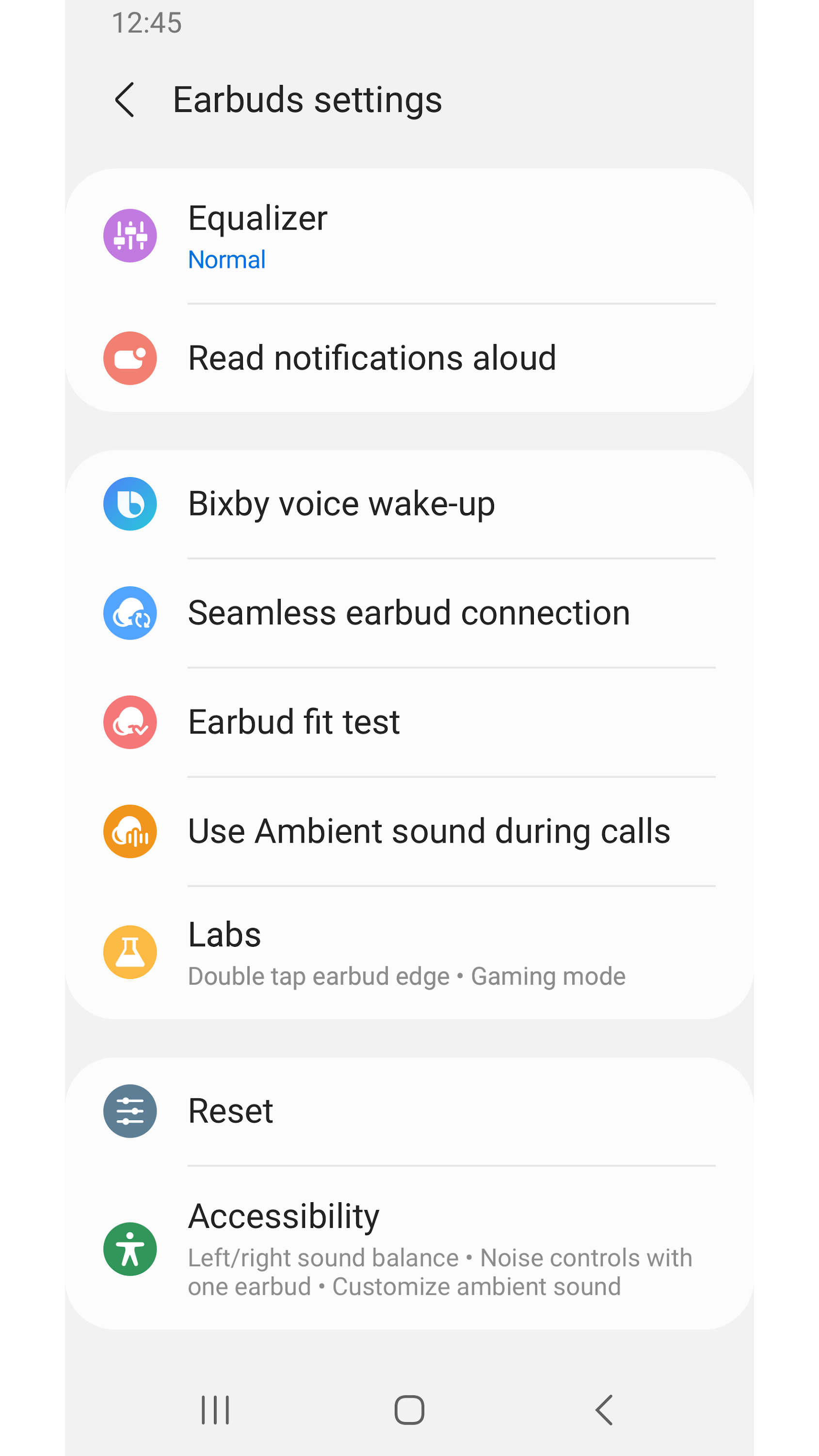 اسکرین شات 2 برنامه Galaxy Buds2 Manager
