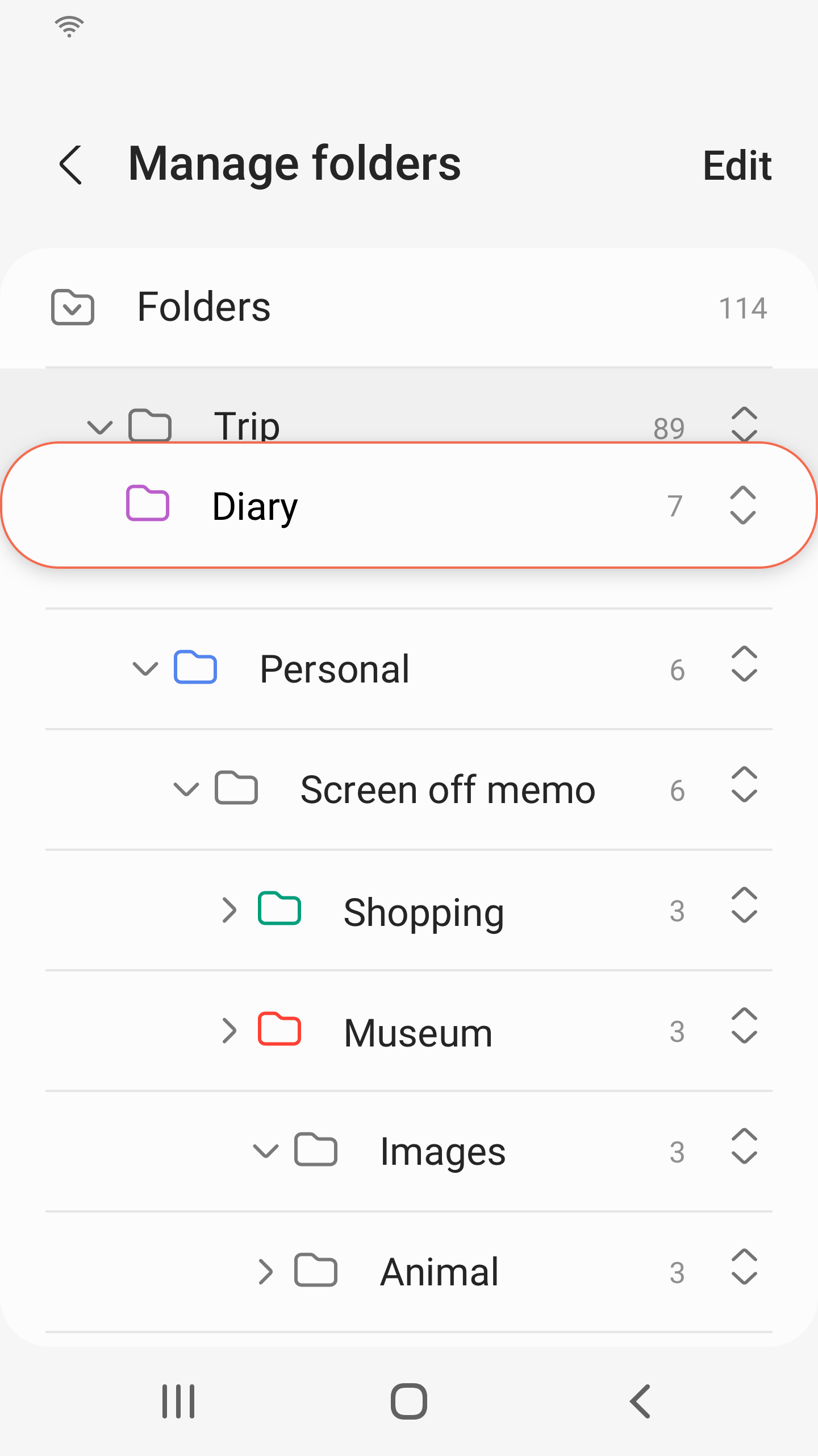اسکرین شات 2 برنامه Samsung Notes