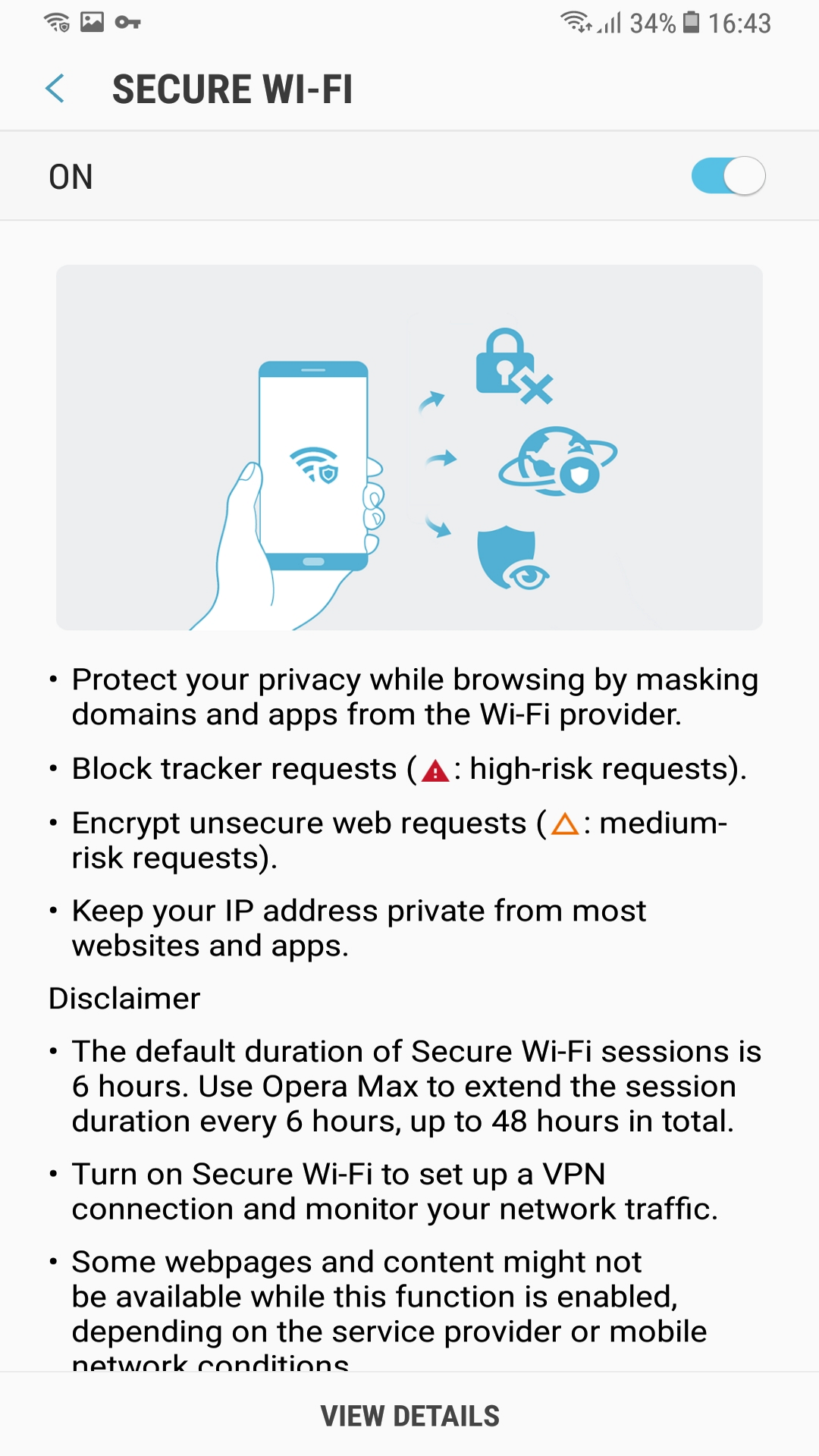 اسکرین شات 5 برنامه S Secure