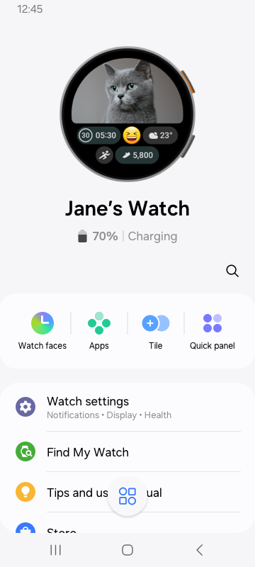 اسکرین شات 2 برنامه Galaxy Wearable