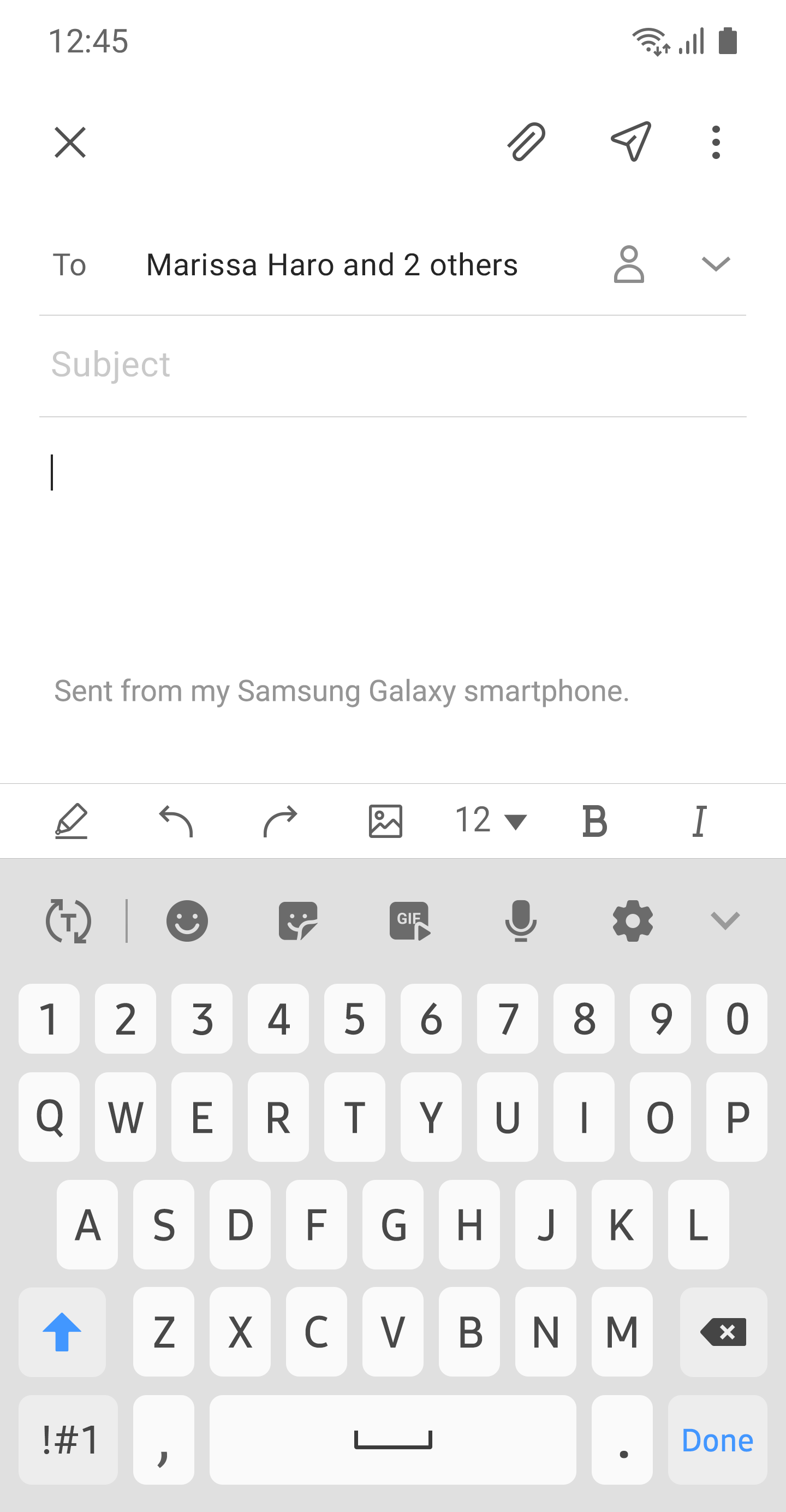 اسکرین شات 4 برنامه Samsung Email