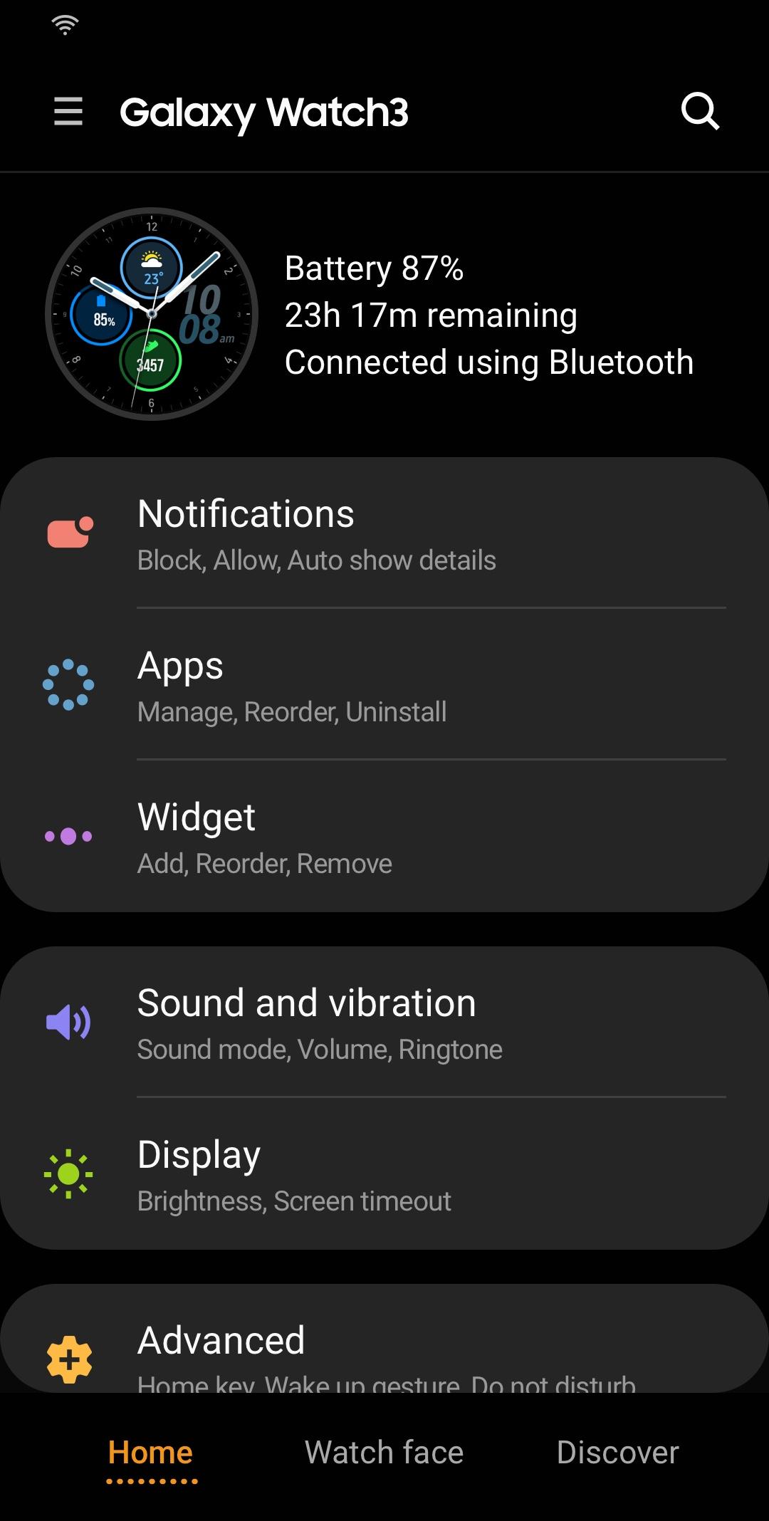 اسکرین شات 3 برنامه Galaxy Watch3 Plugin