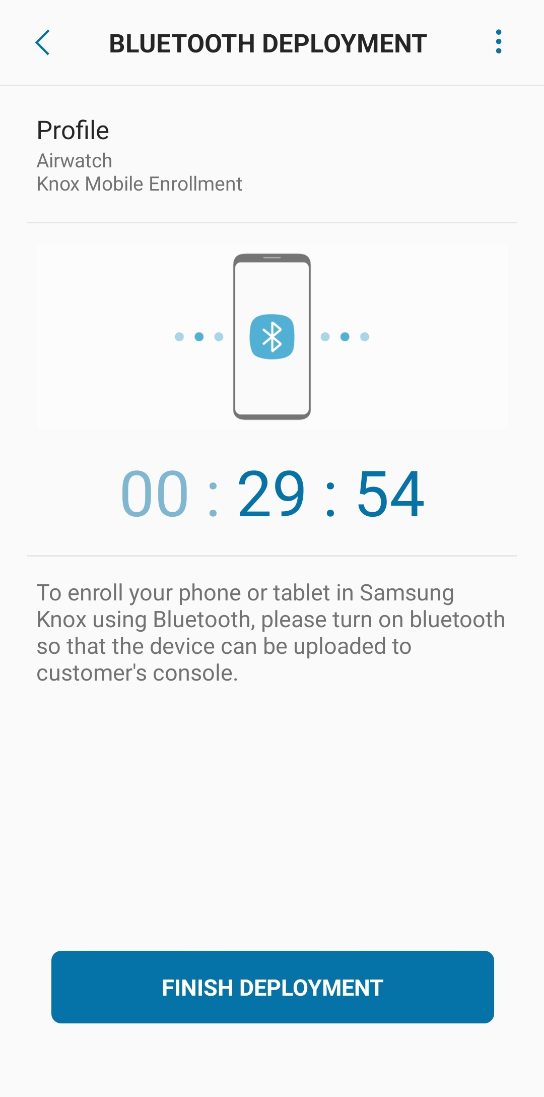 اسکرین شات 4 برنامه Knox Deployment