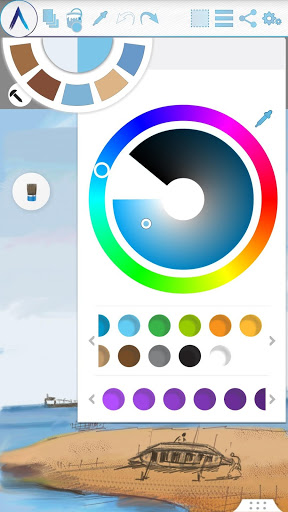 اسکرین شات 3 برنامه Artecture Draw, Sketch, Paint