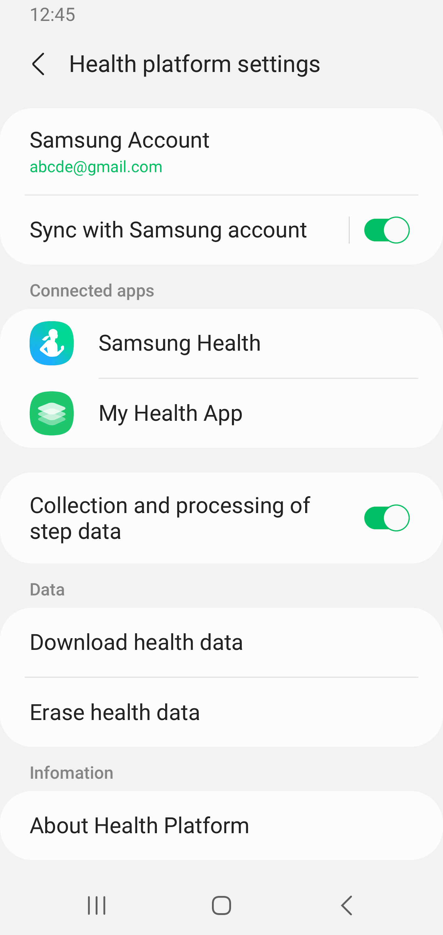 اسکرین شات 2 برنامه Health Platform