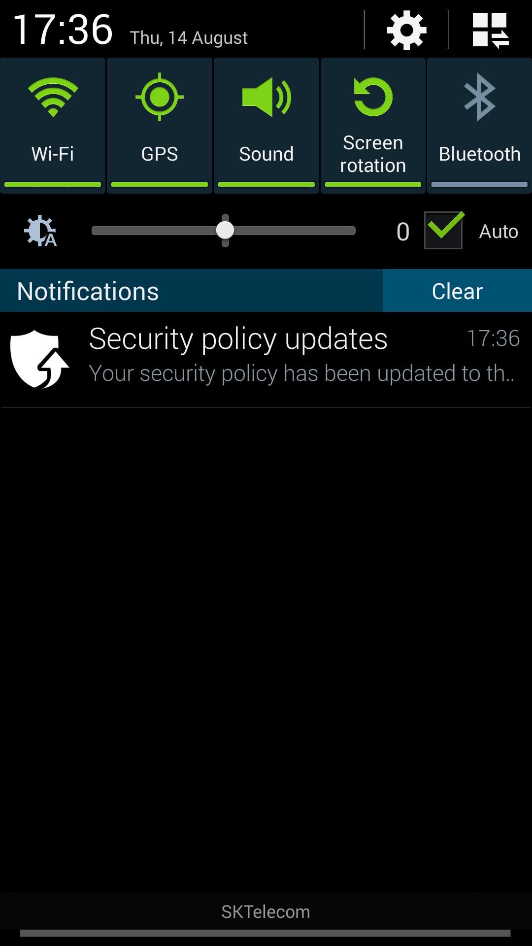 اسکرین شات 4 برنامه Samsung Security Policy Update