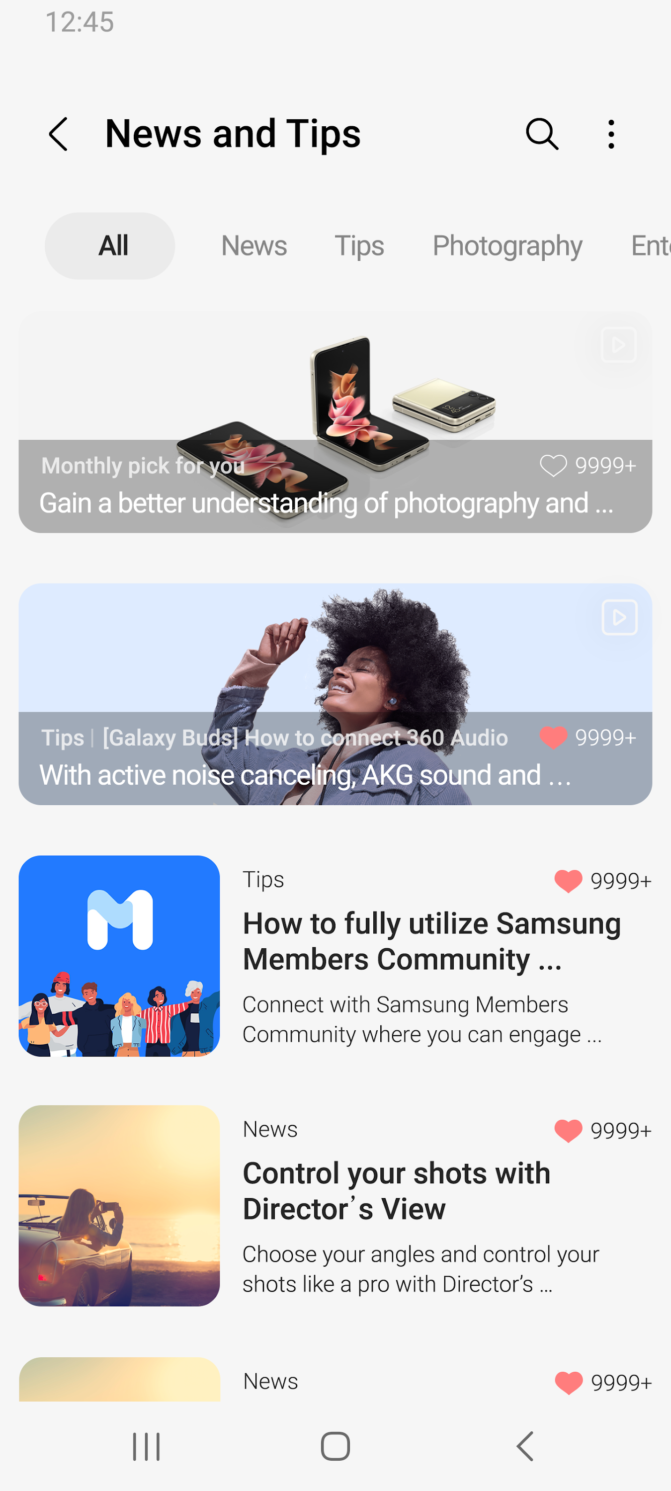 اسکرین شات 7 برنامه Samsung Members