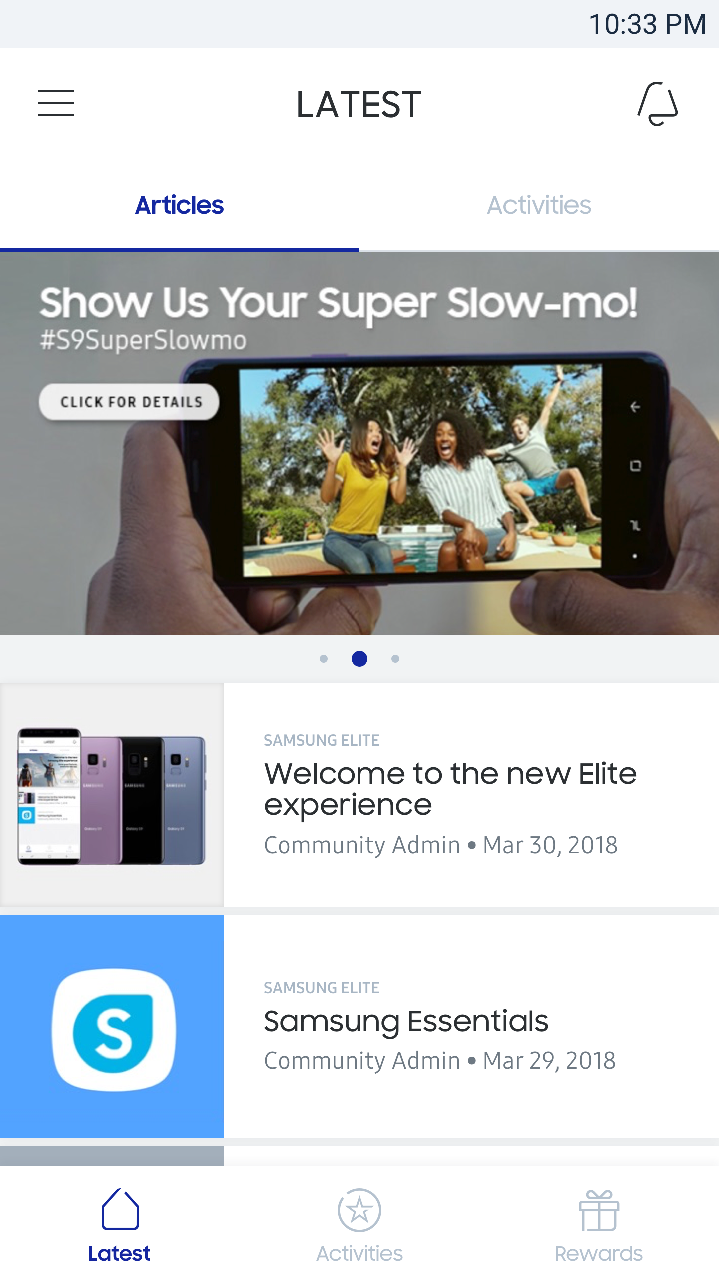 اسکرین شات 1 برنامه Samsung Elite