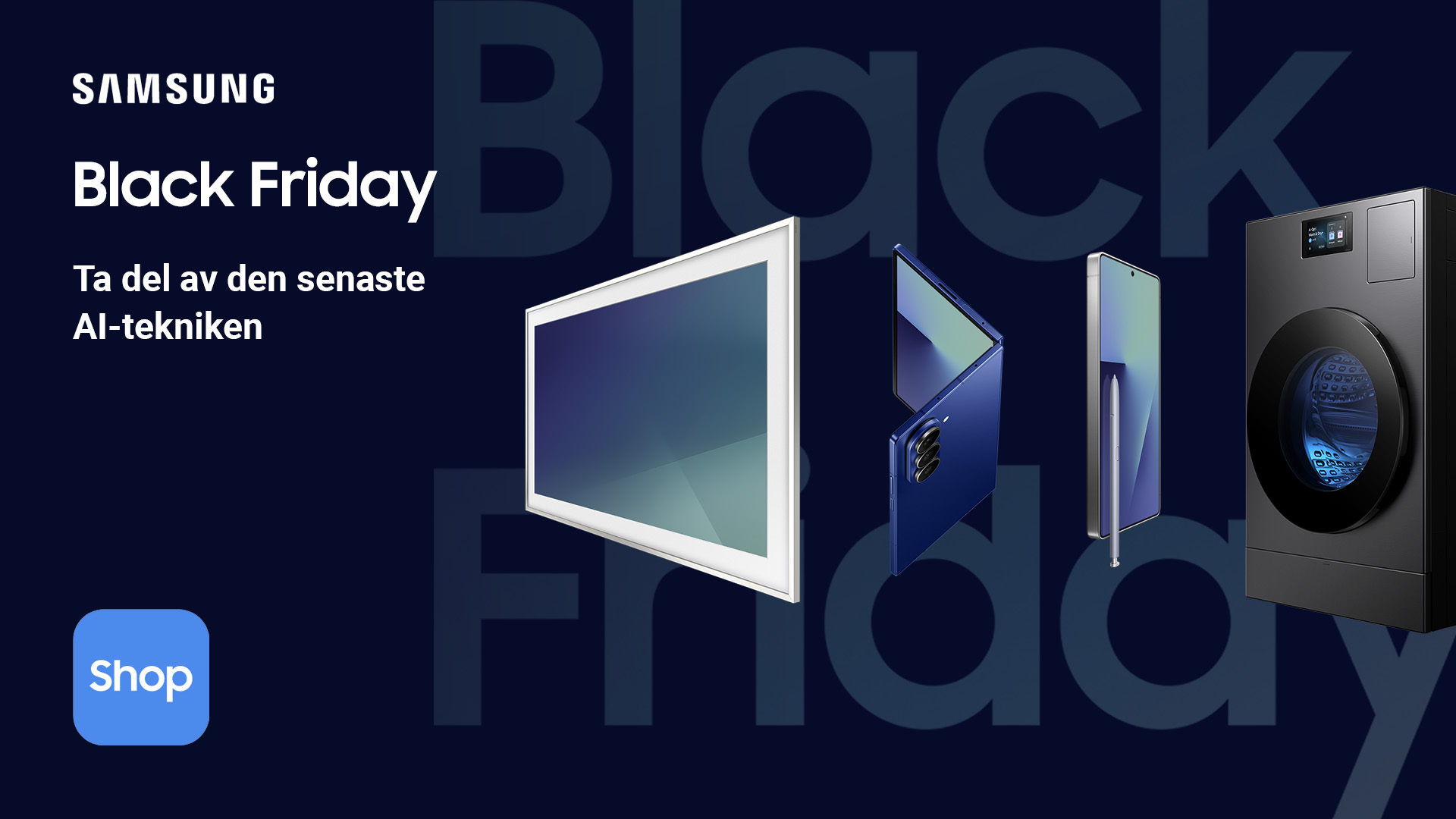 اسکرین شات 1 برنامه Samsung Shop: Black Friday