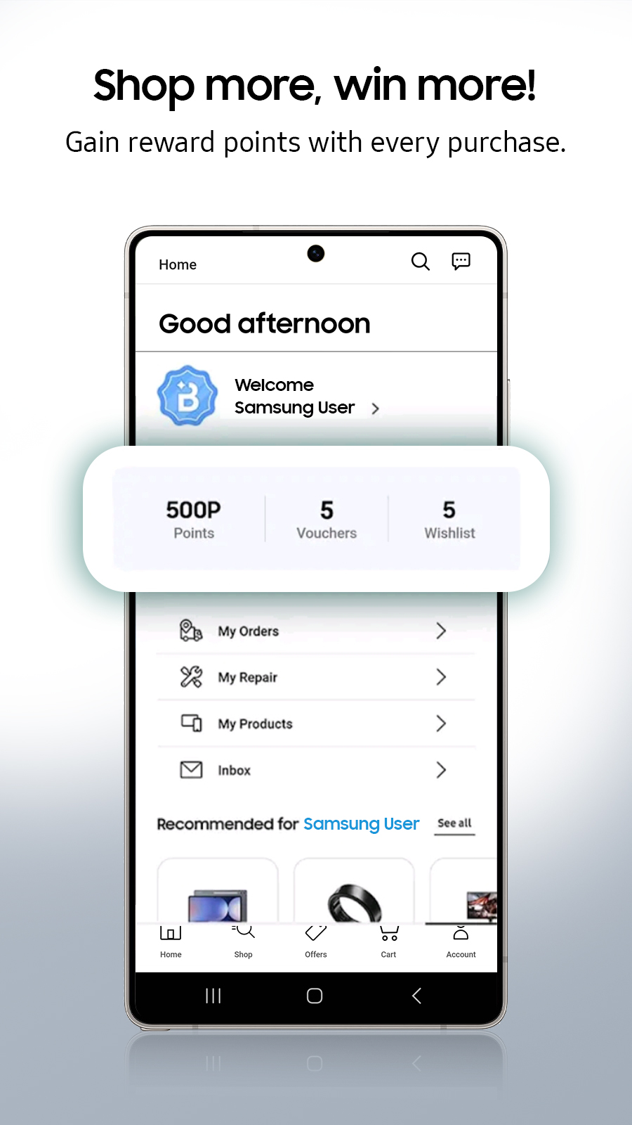 اسکرین شات 5 برنامه Samsung Shop : Meet the New AI