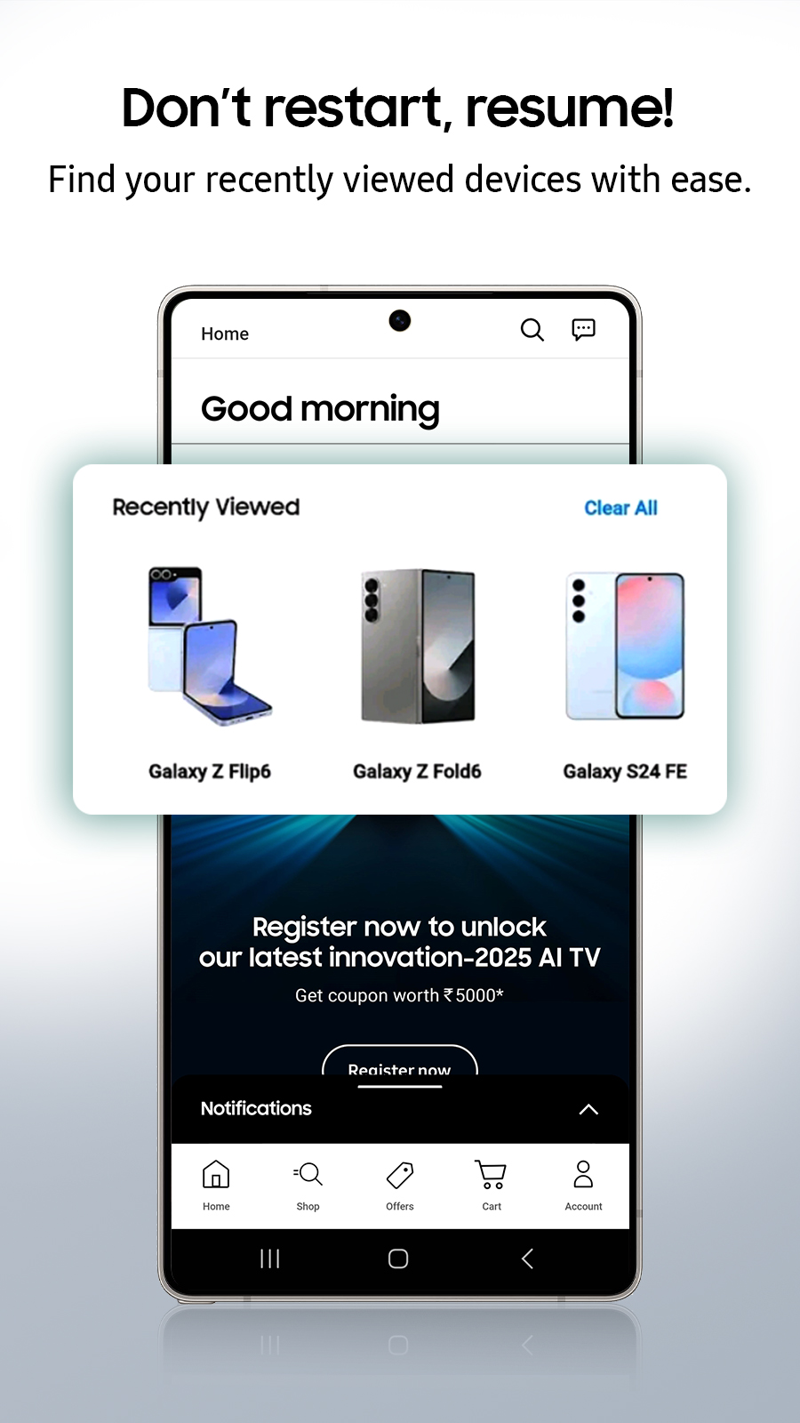 اسکرین شات 4 برنامه Samsung Shop : Meet the New AI