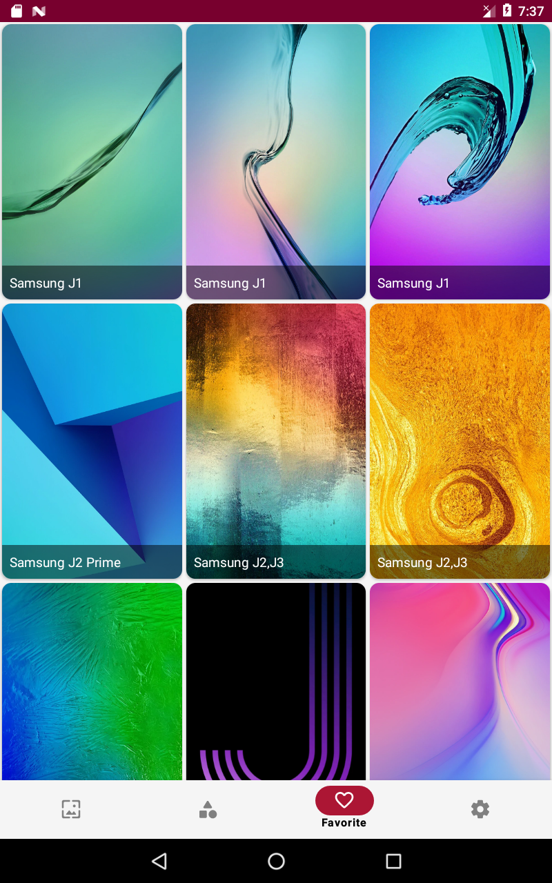 اسکرین شات 8 برنامه Wallpaper for J Series